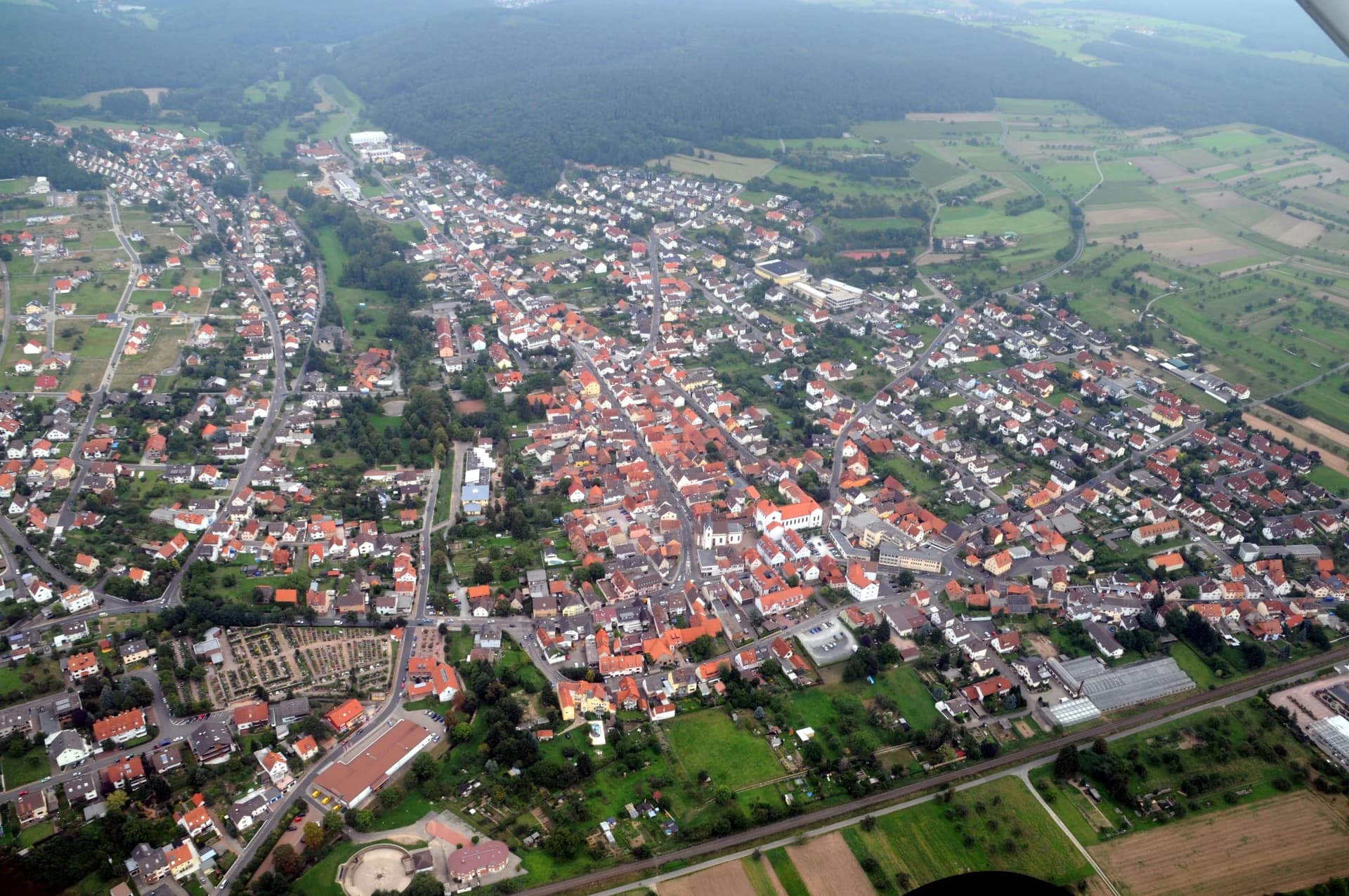 Luftbild von Sulzbach am Main