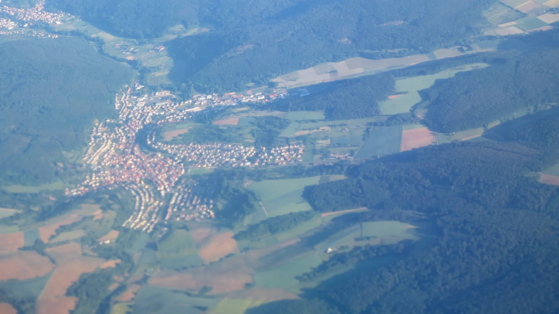 Luftbild von Mömlingen von Norden