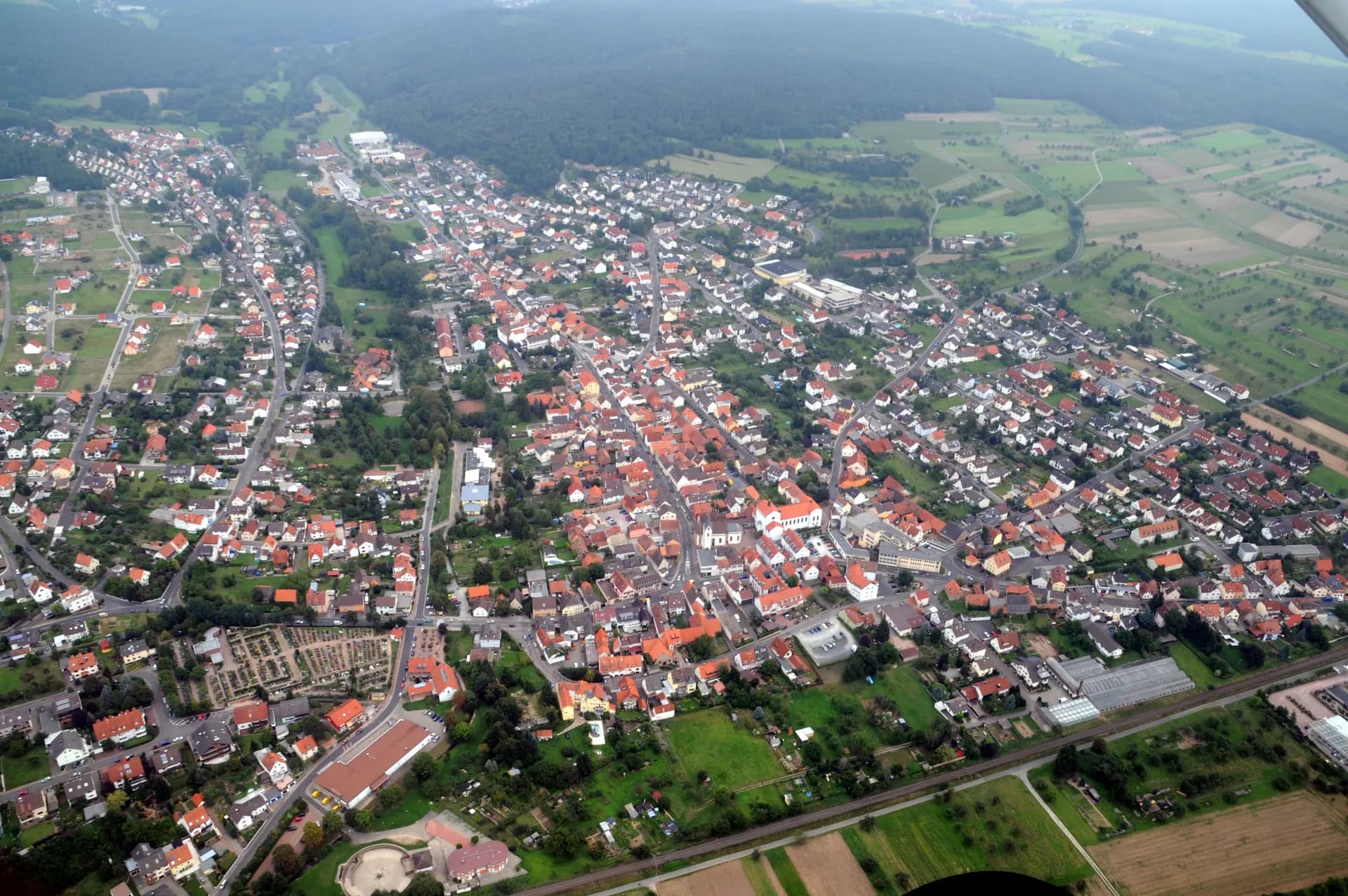 Luftbild von Sulzbach am Main