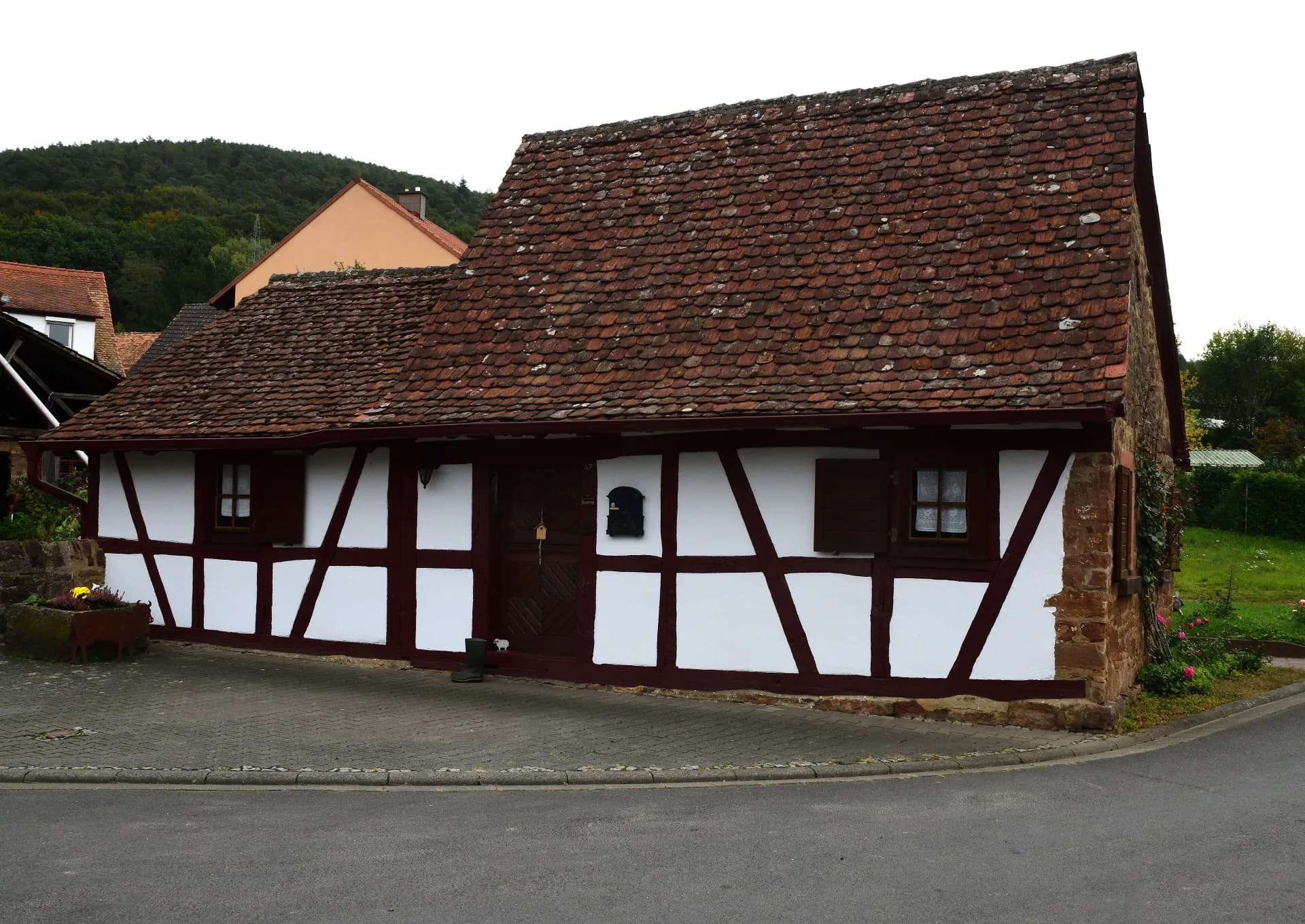 Fachwerkhaus in der Mainstraße 47 in Dusenbach in Höchst im Odenwald