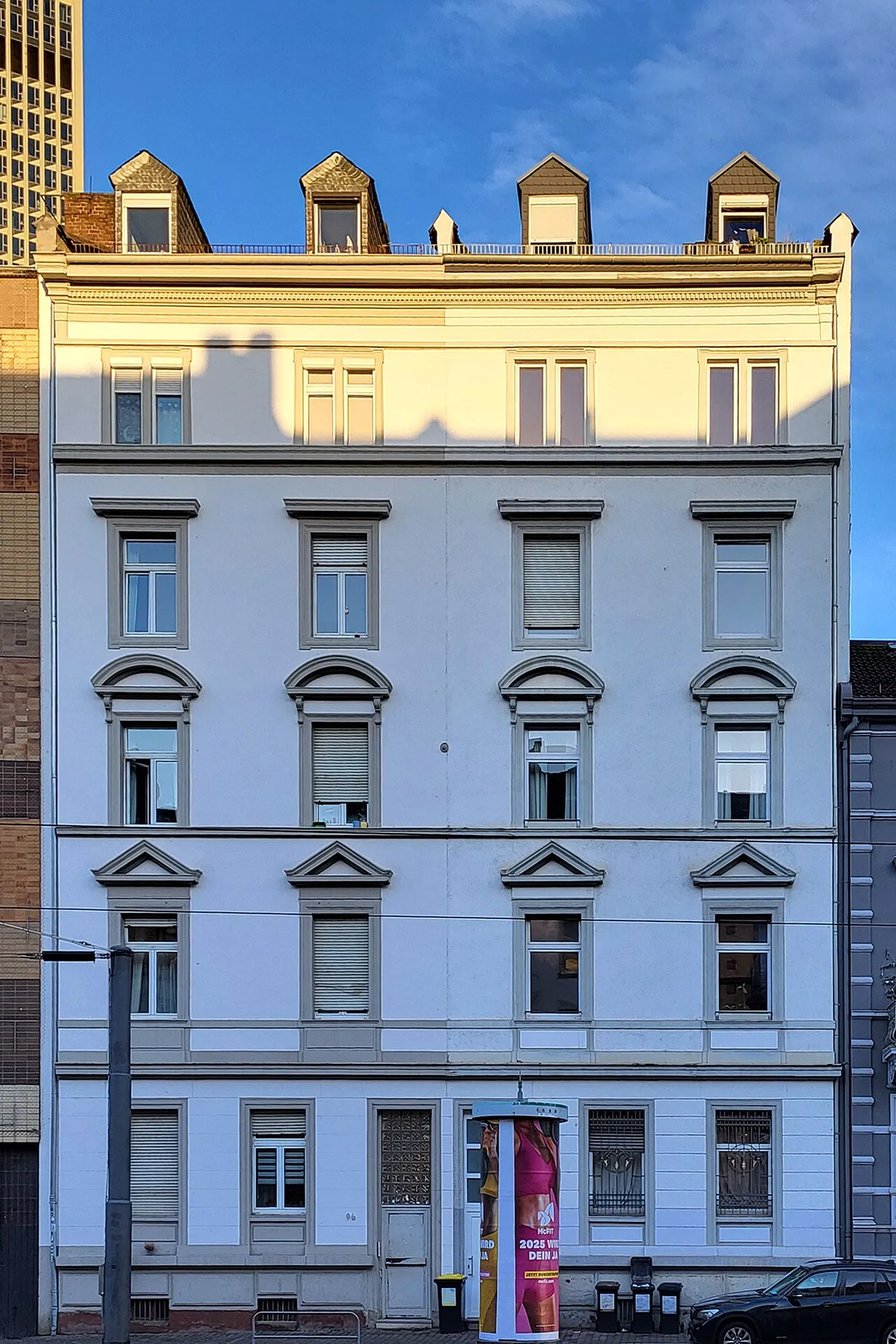Gründerzeithaus an der Mainzer Landstraße im Frankfurter Gallus
