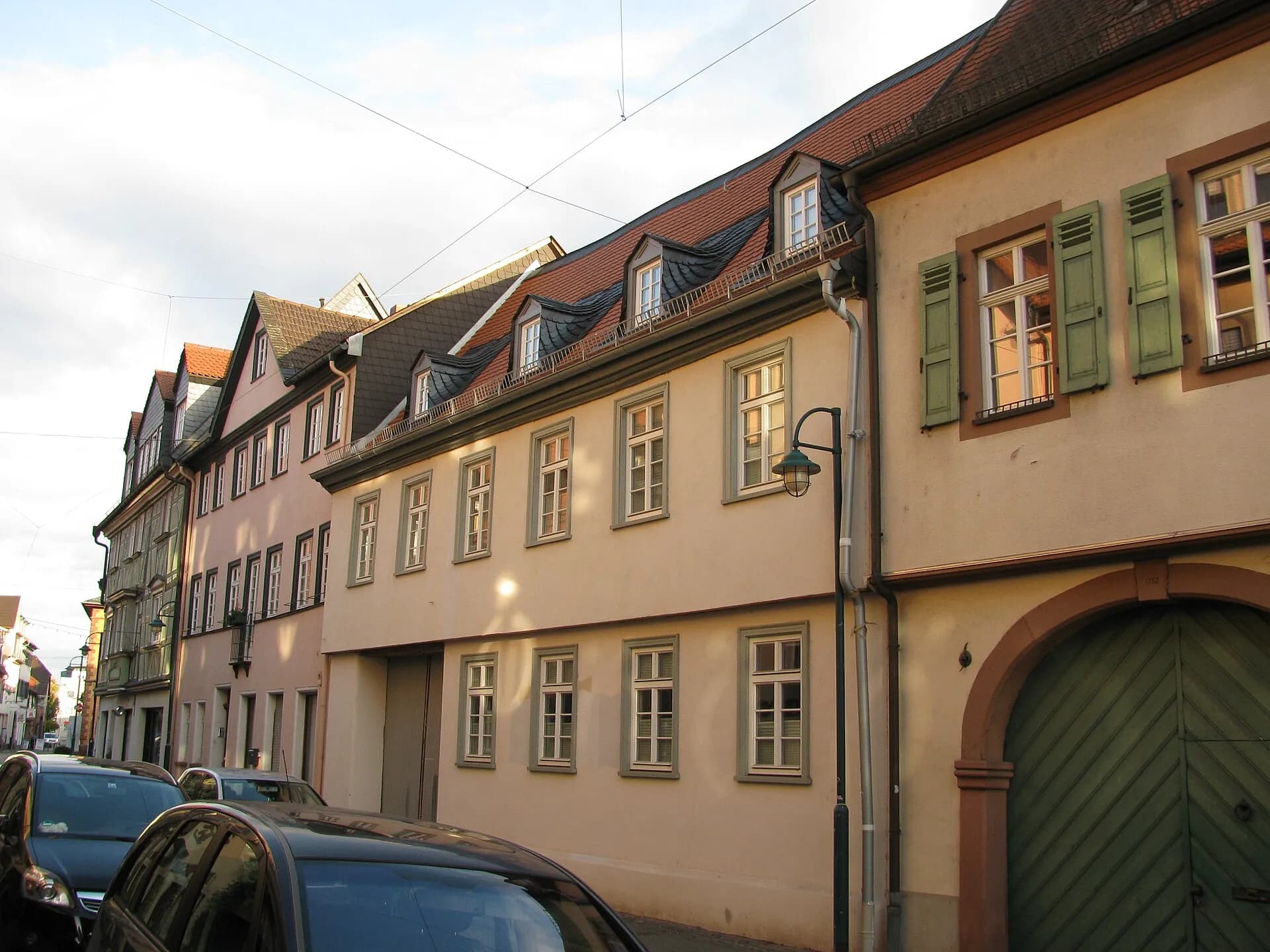 Straßenzug an der Mainzer Straße 8 in Hochheim am Main