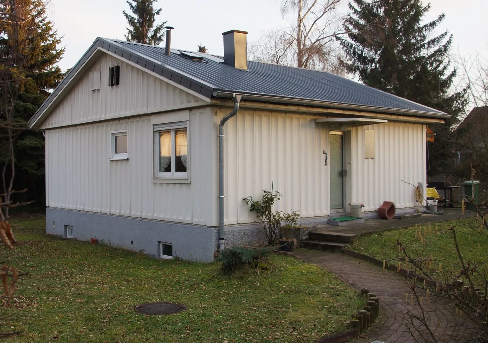 MAN-Stahlhaus an der Robert-Koch-Straße in Gustavsburg