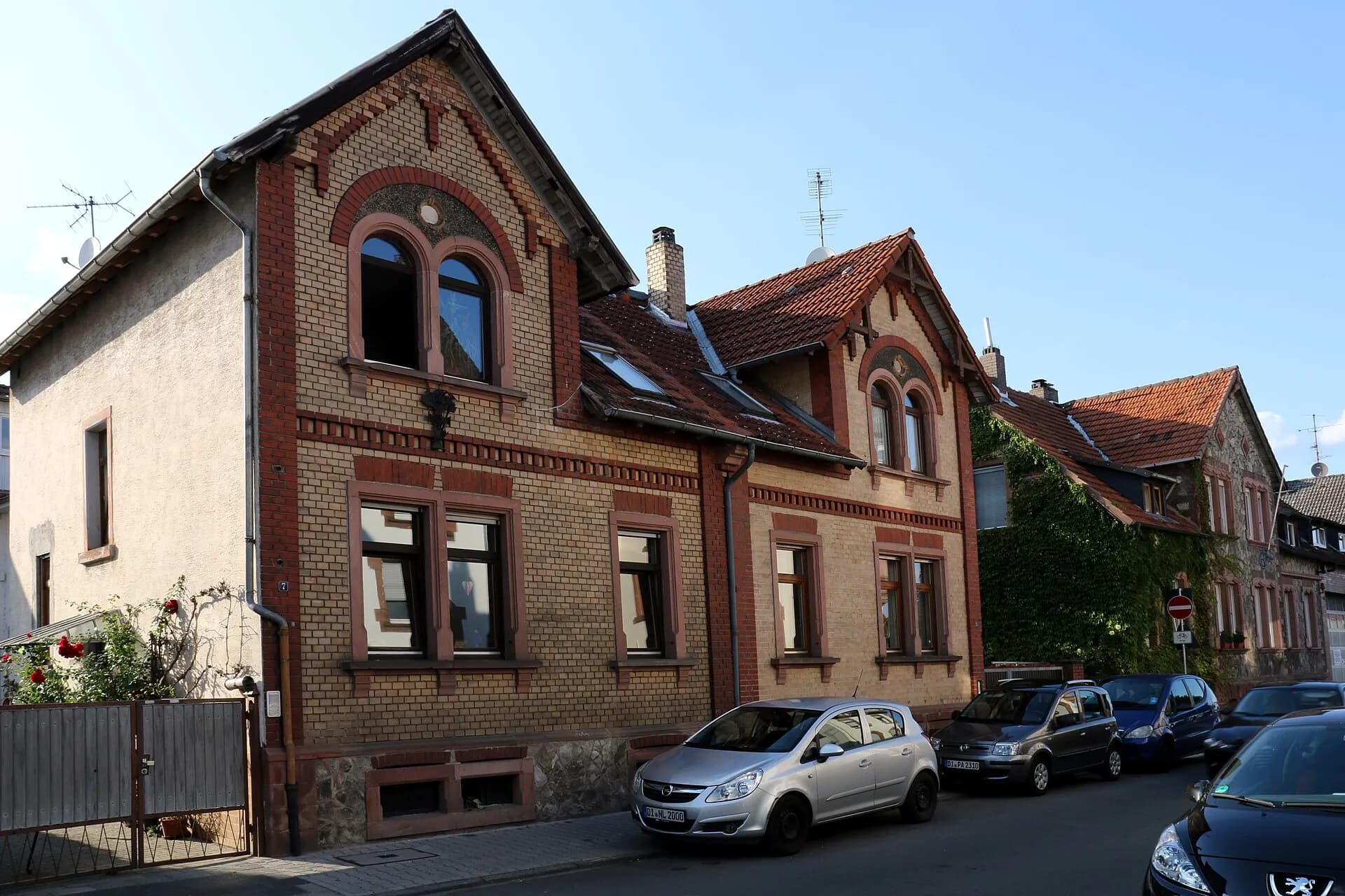 Marienstraße 5 und 7 an der Straße in Dieburg