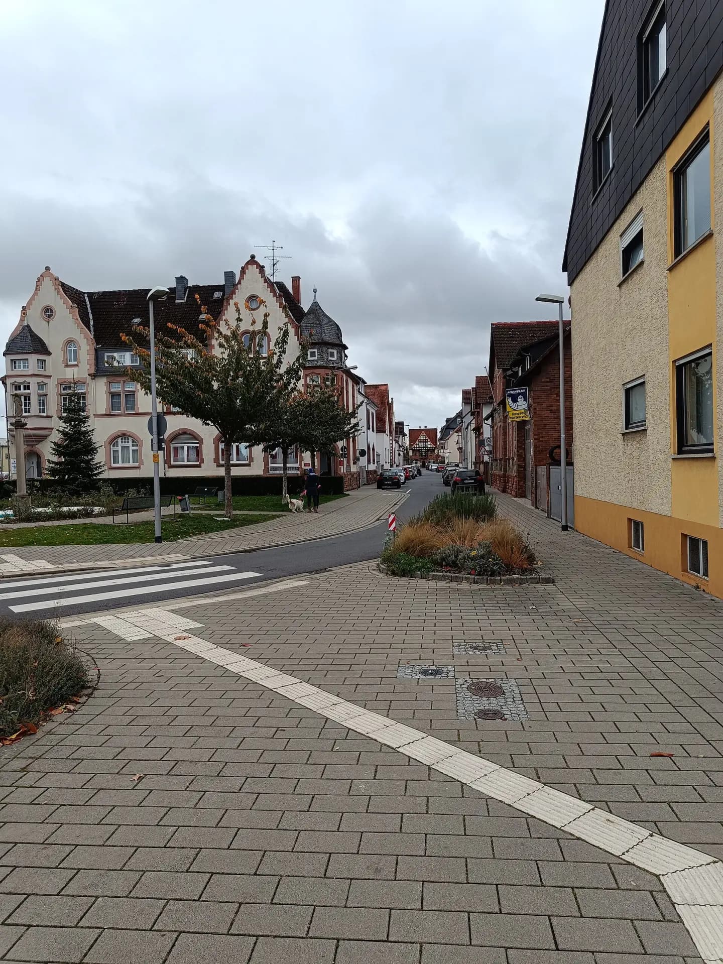 Straßenzug in der Marienstraße in Dieburg