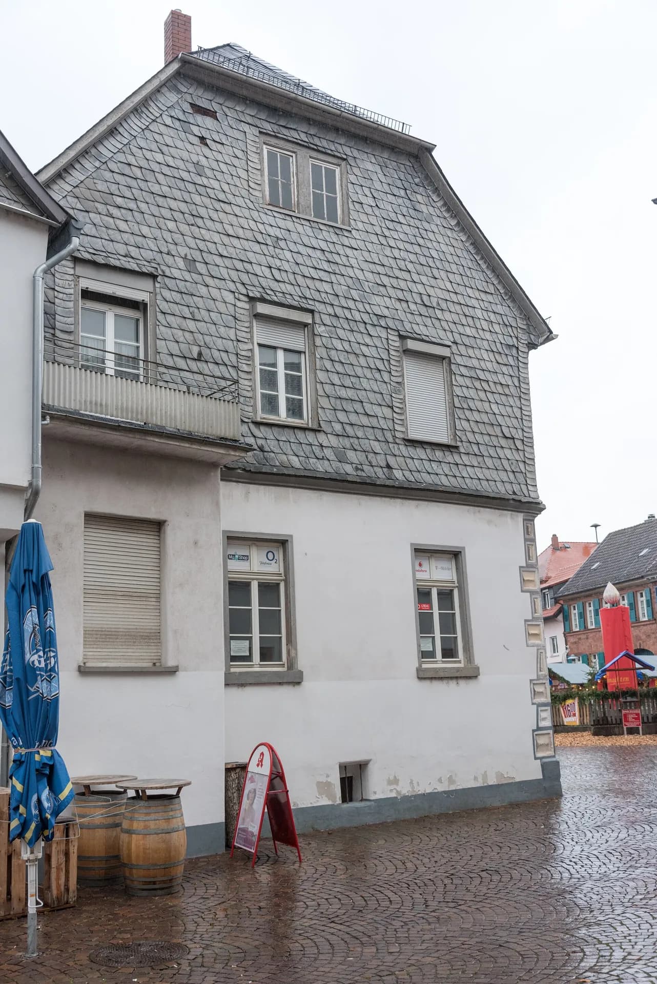 Schiefergedecktes Haus Markt 12 in Dieburg