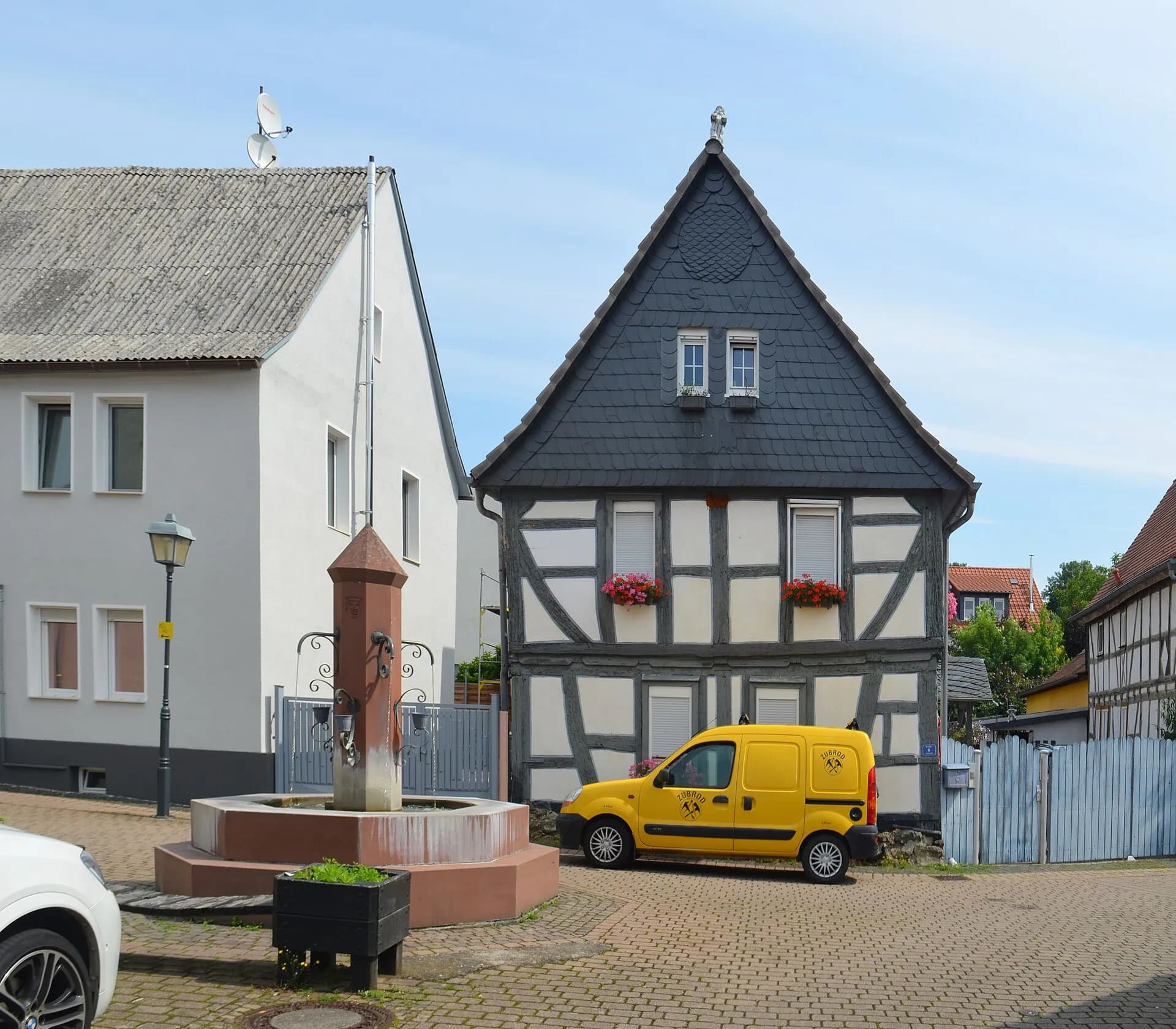 Marktbrunnen am Marktplatz 4 in Nieder-Florstadt