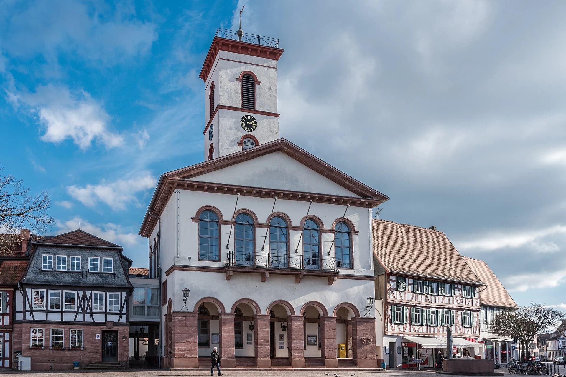 Altes Rathaus am Marktplatz in Seligenstadt