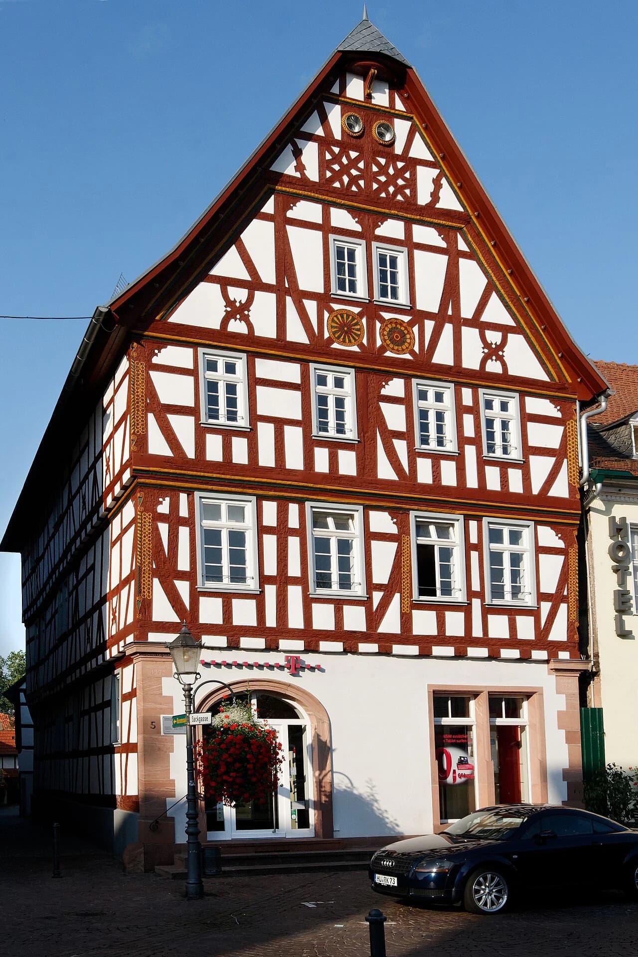 Fachwerkhaus am Marktplatz 5 in Seligenstadt