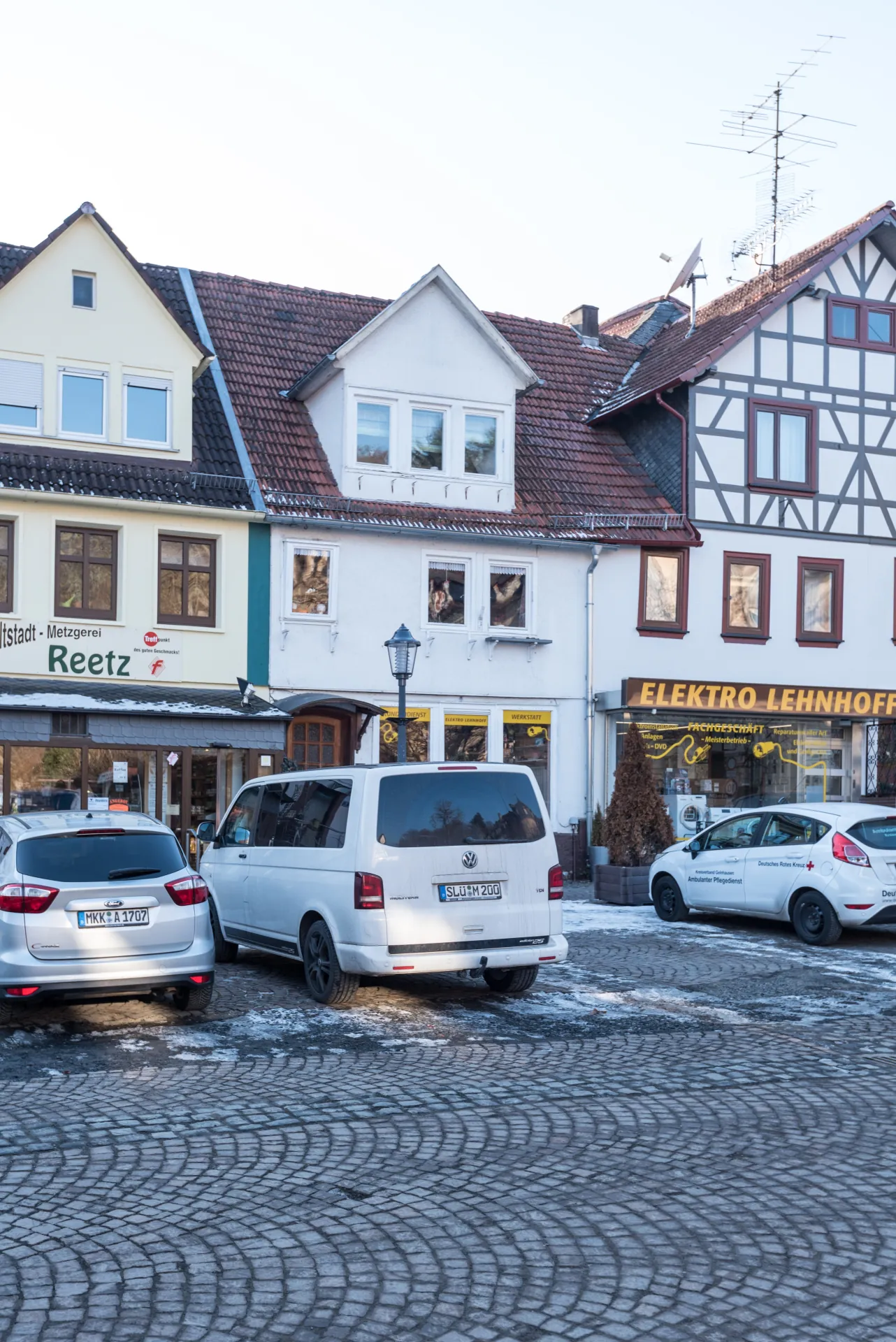 Geschäftszeile am Marktplatz 8 in Wächtersbach