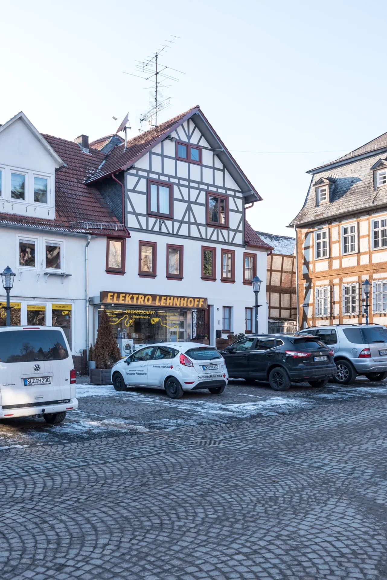 Fachwerkhäuser Marktplatz 9 und 10 in Wächtersbach