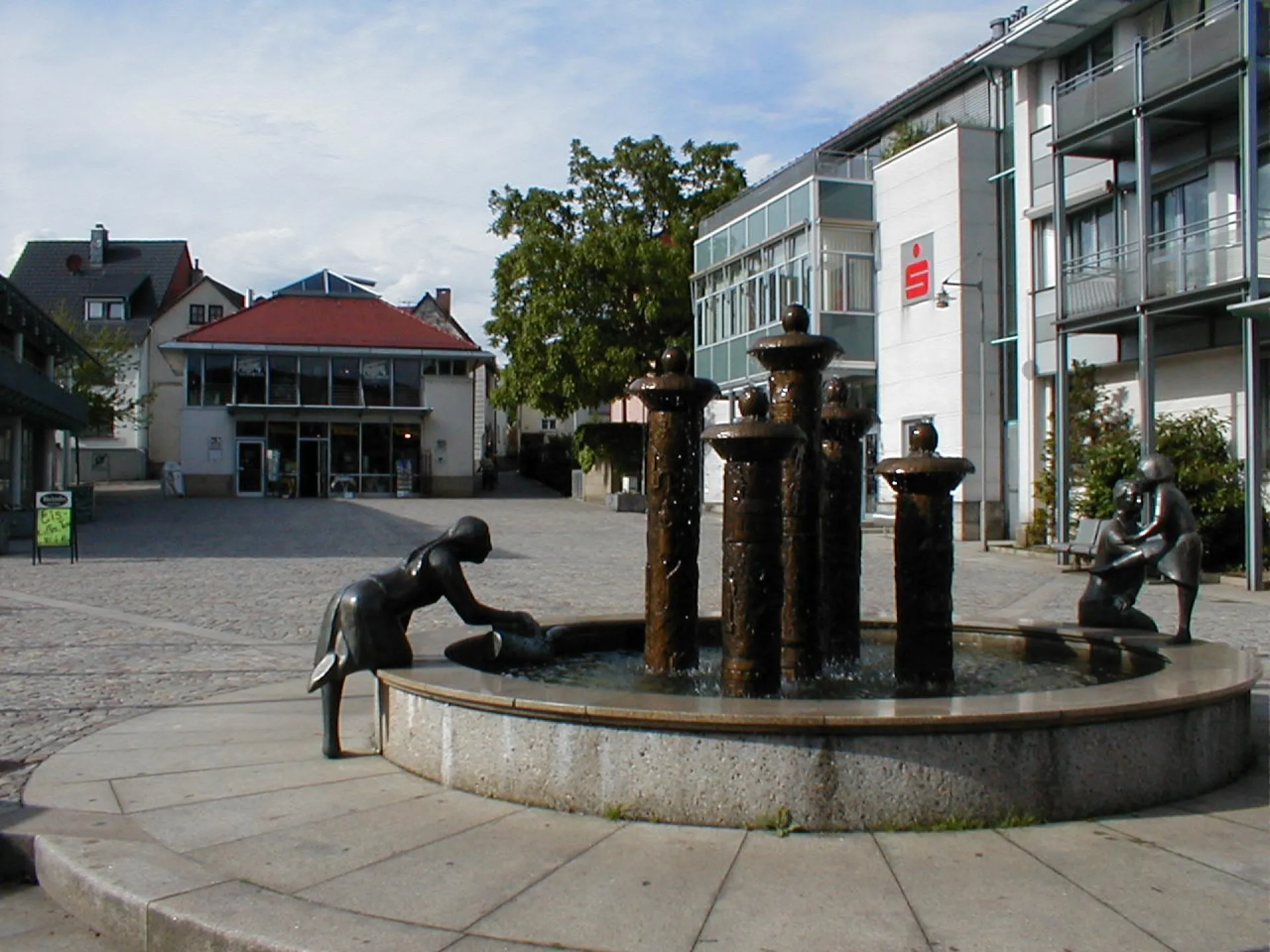Brunnen auf dem Marktplatz Hösbach