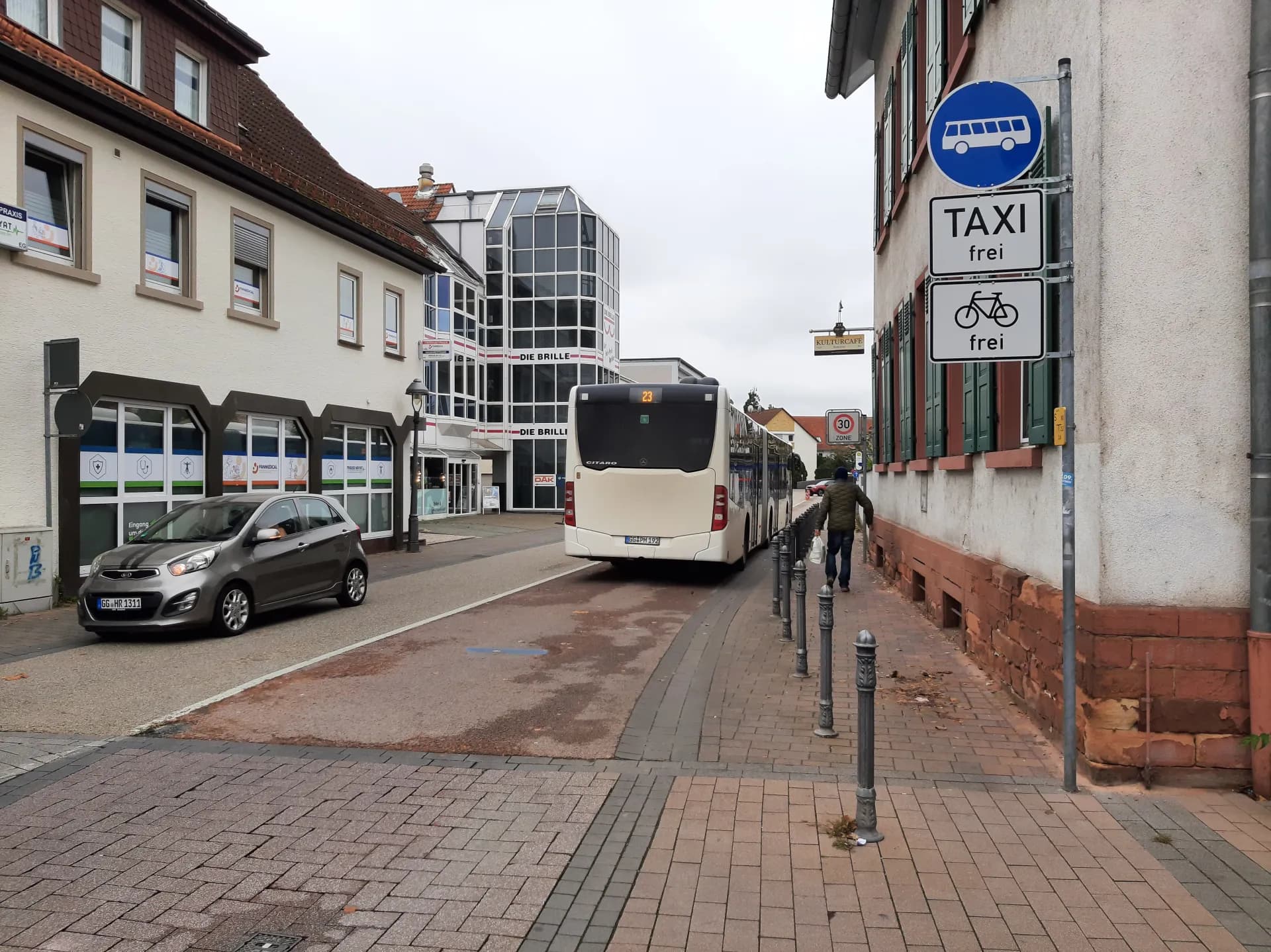 Fußgängerbereich am Marktplatz in Groß-Gerau