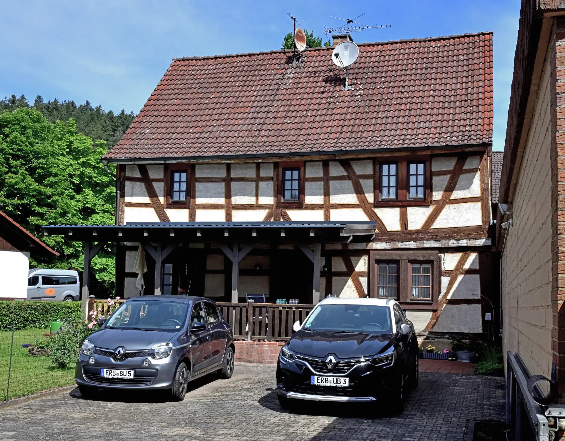 Fachwerkhaus am Marktplatz in Mümling-Grumbach in Höchst im Odenwald