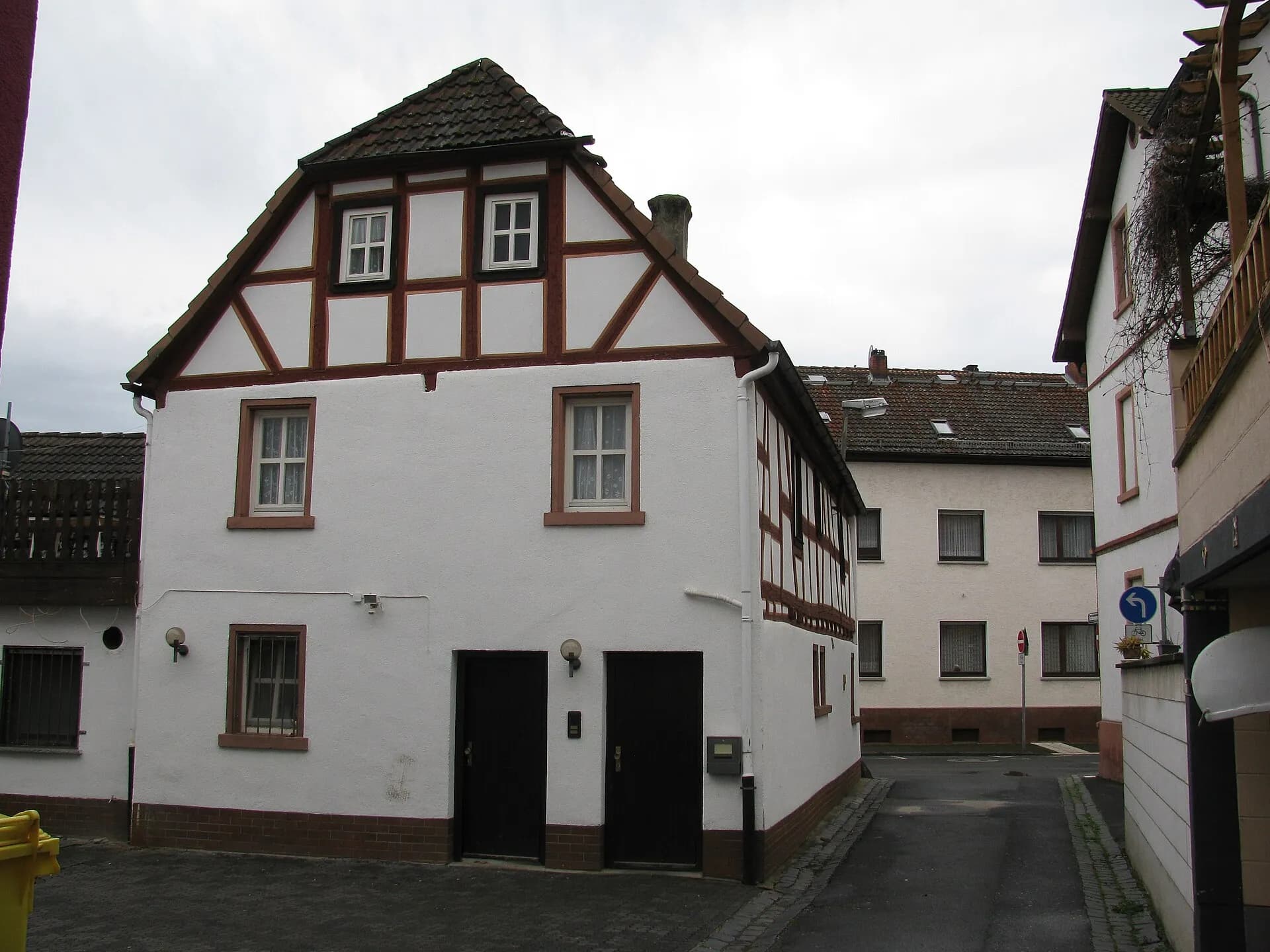 Fachwerkhaus an der Marktstraße in Mühlheim am Main