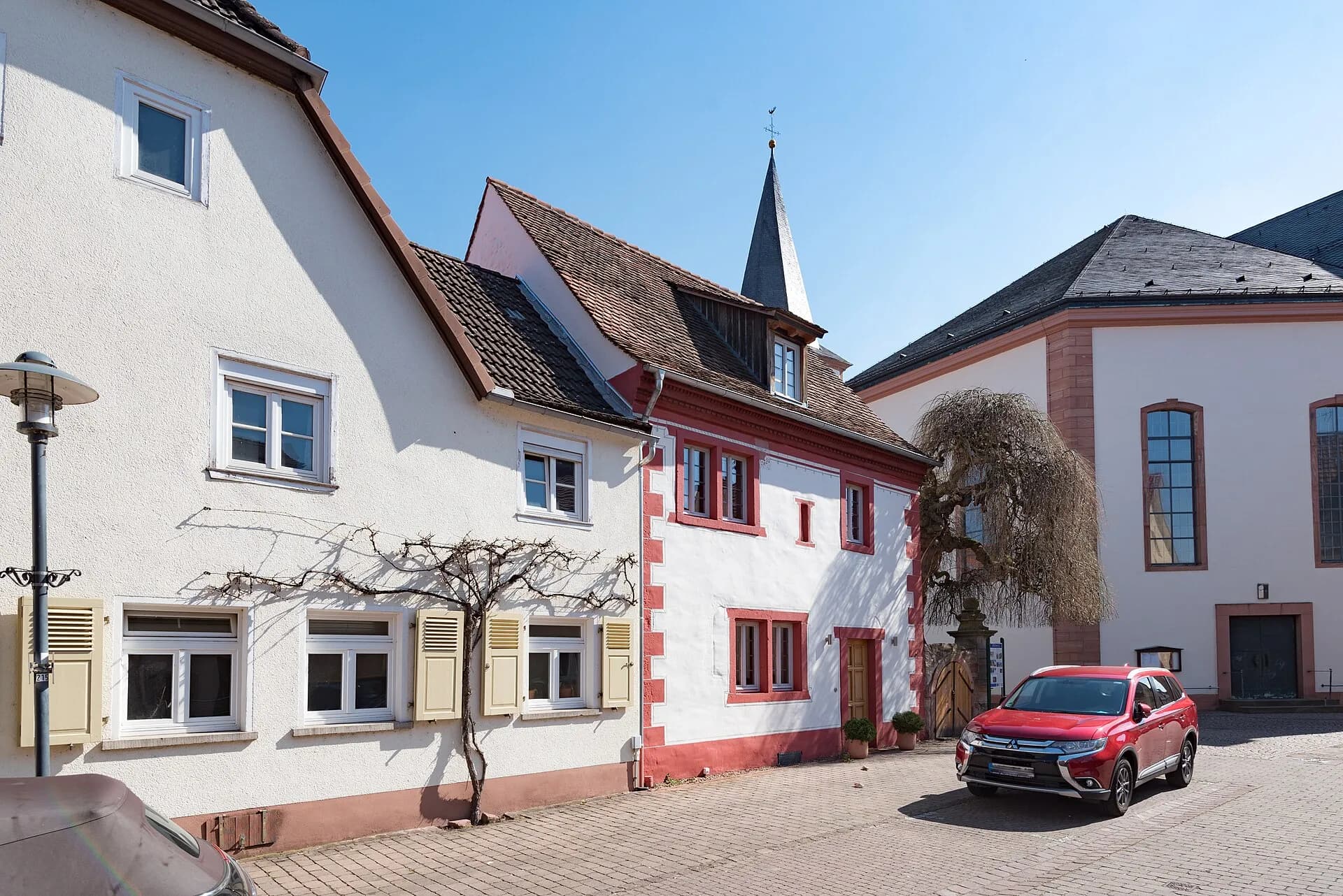 Häuserzeile in der Marktstraße in Kleinwallstadt