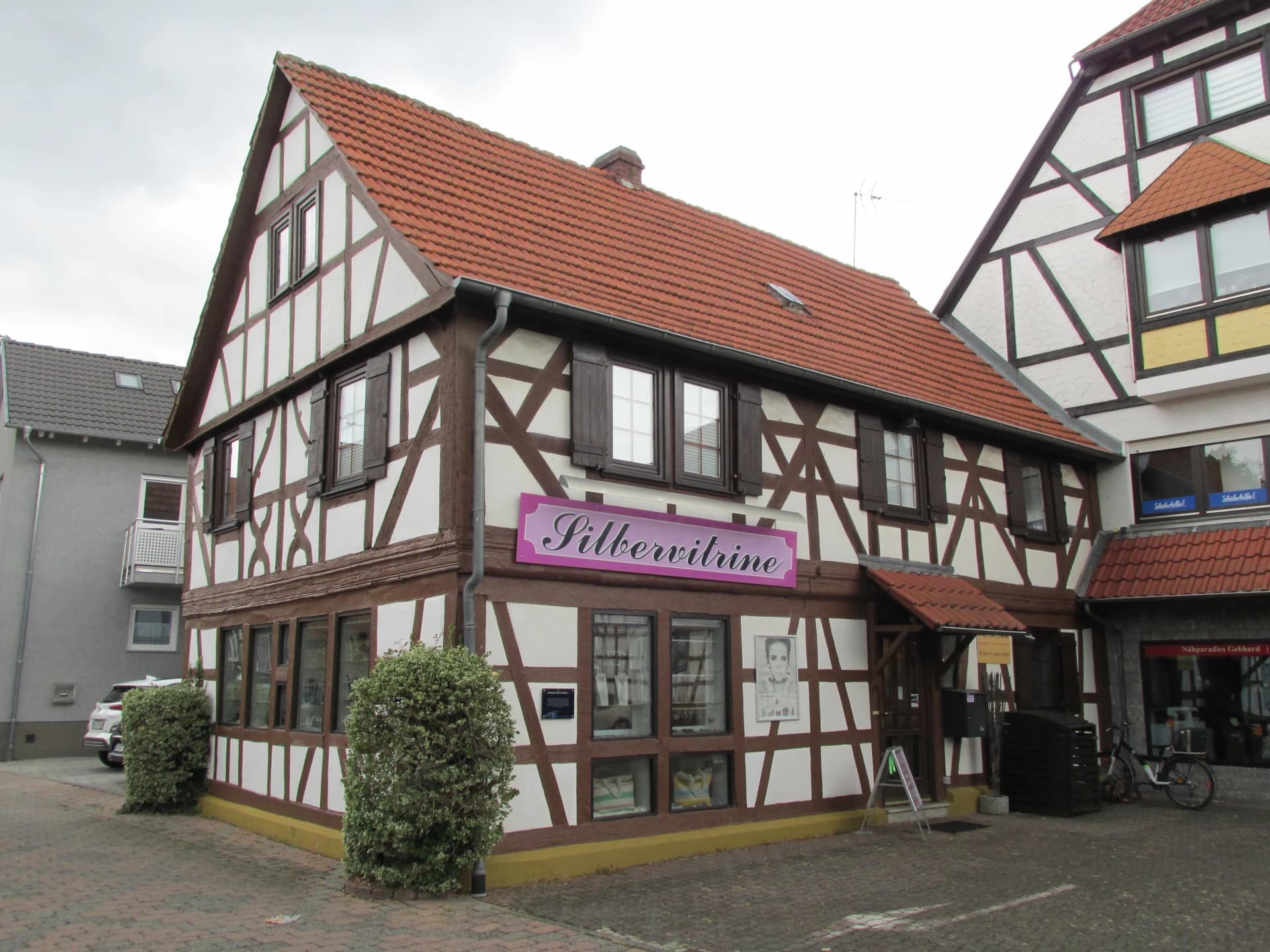 Fachwerkhaus in der Martin-Luther-Straße 1 in Bruchköbel