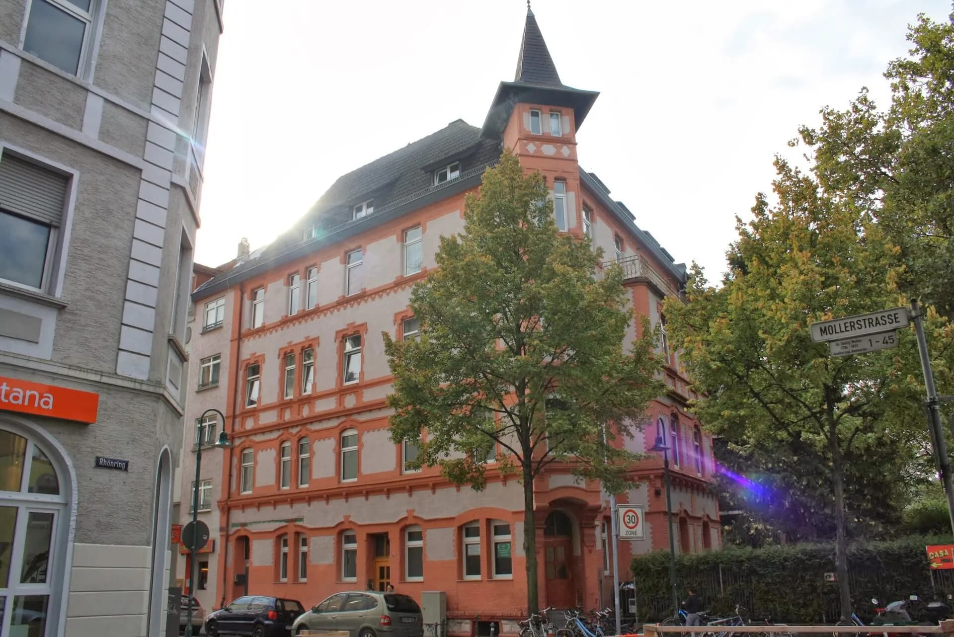Gründerzeitliches Eckhaus im Martinsviertel in Darmstadt-Nord