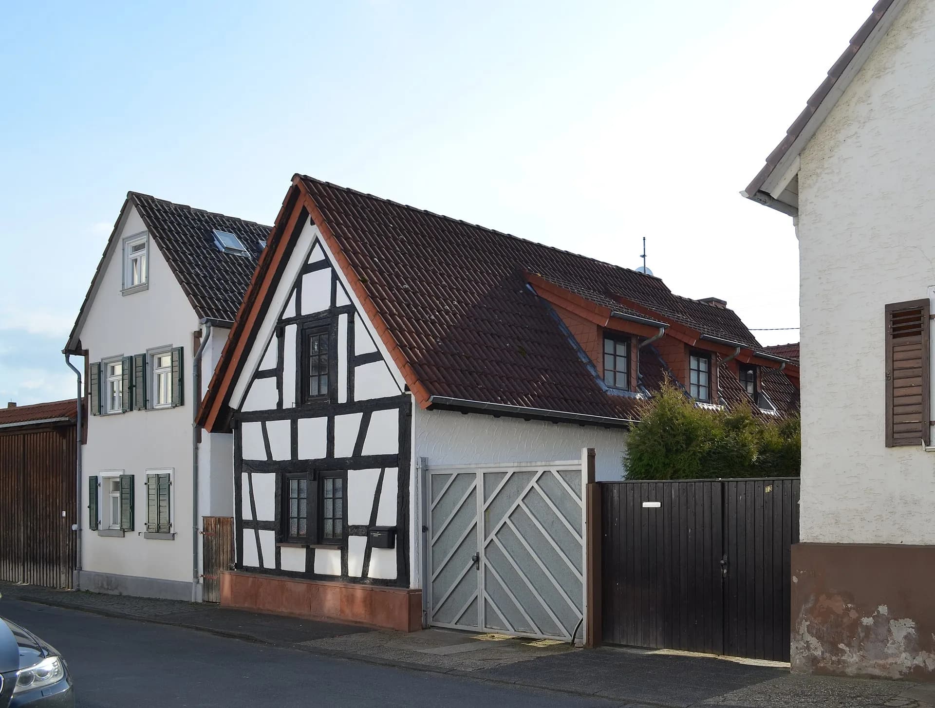 Fachwerkhaus in der Pfarrgasse 15 im Stadtteil Massenheim in Hochheim am Main