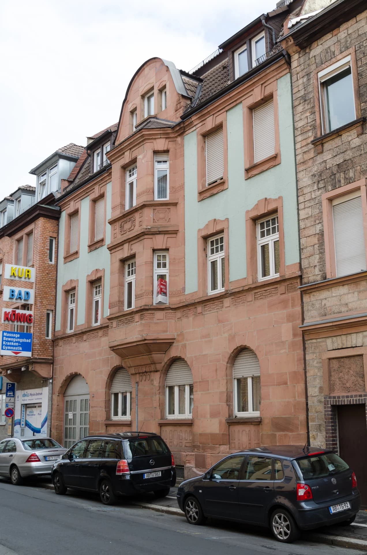 Gründerzeitliches Mehrfamilienhaus in der Duccastraße in Aschaffenburg