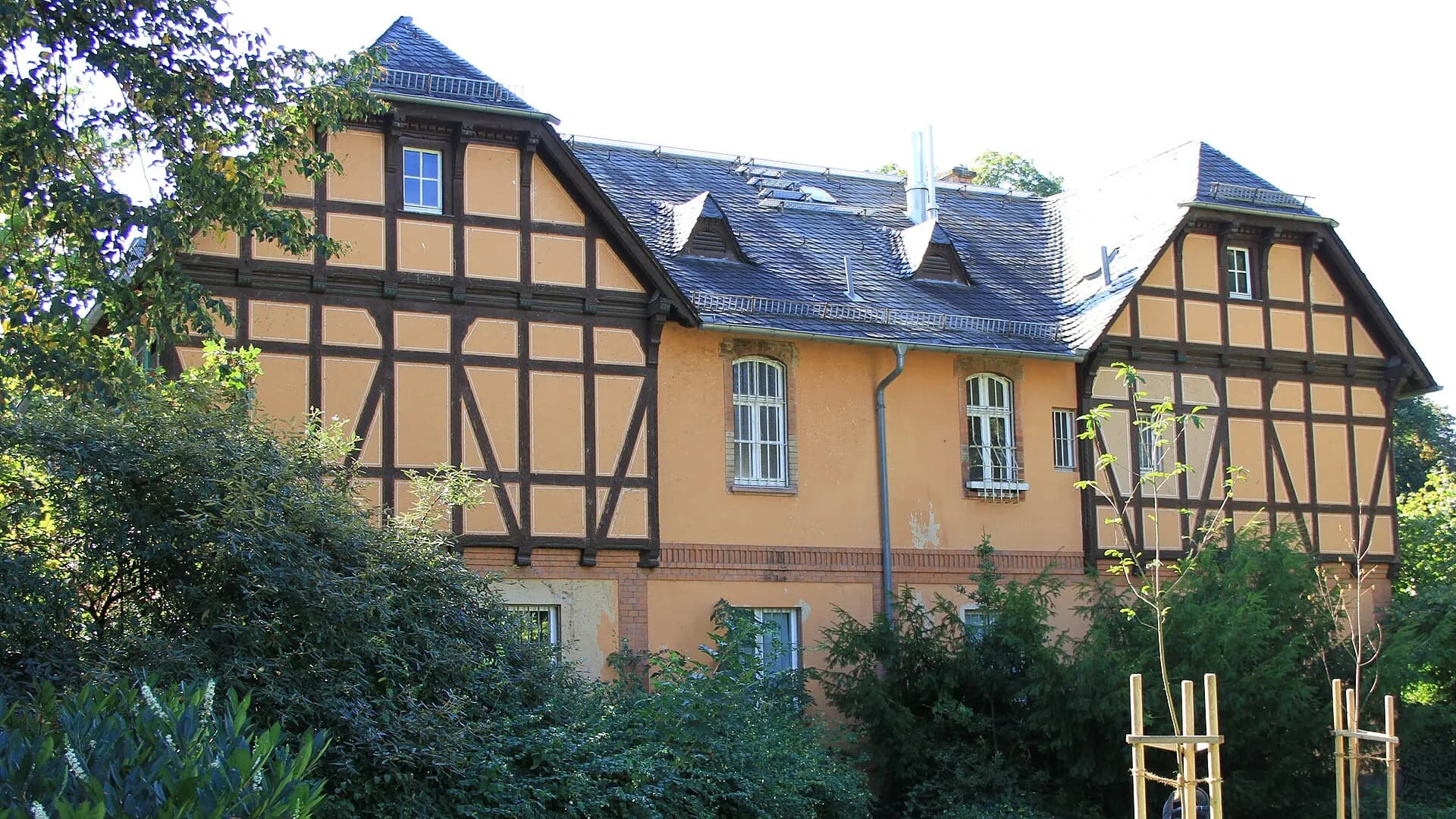 Fachwerkhaus an der Metzlerstraße in Frankfurt Sachsenhausen