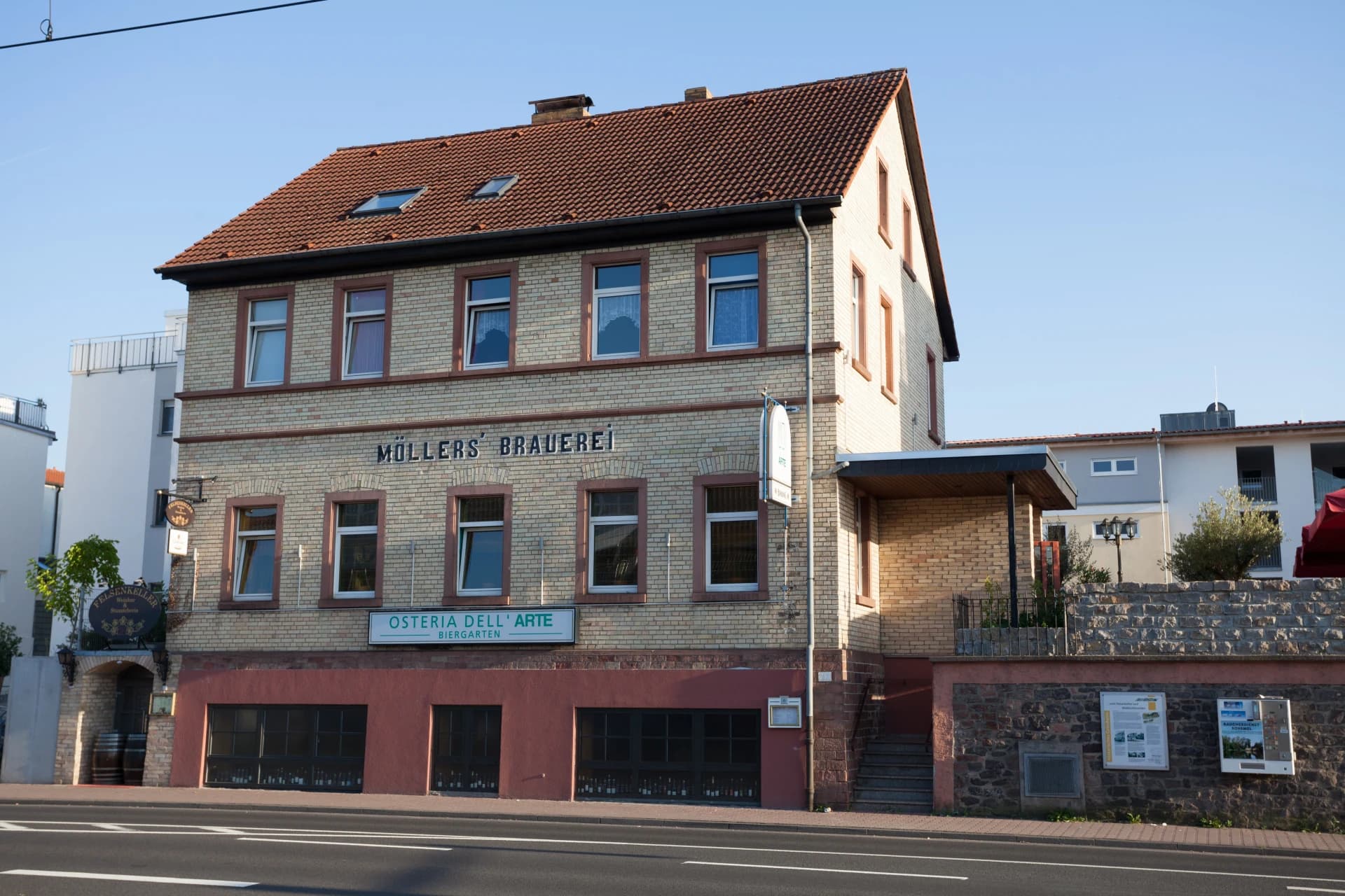 Historisches Brauereigebäude Möllers' Brauerei in Griesheim