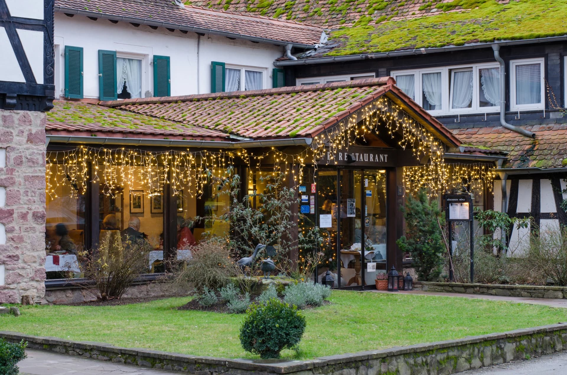 Restaurant der Mönchbruch-Mühle bei Mörfelden-Walldorf