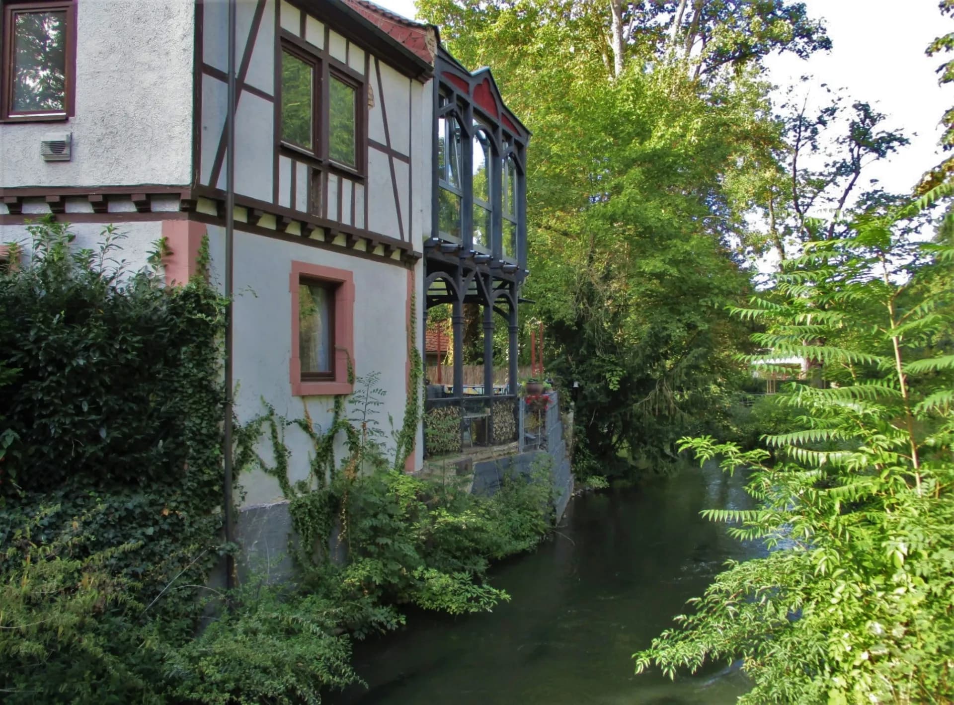 Fachwerkhaus am Mühlgraben in Frankfurt Rödelheim