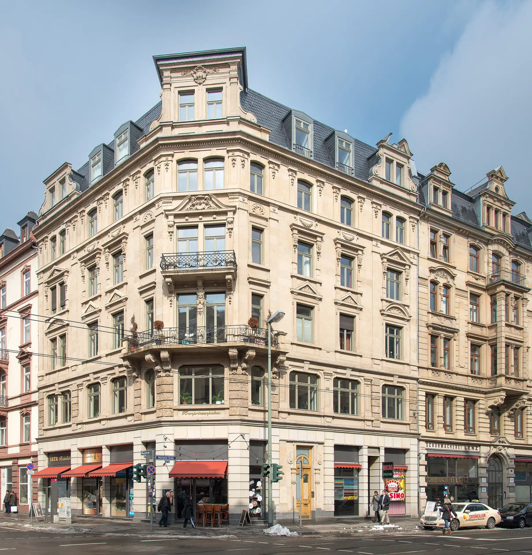 Eckhaus Münchener Straße und Moselstraße im Frankfurter Bahnhofsviertel