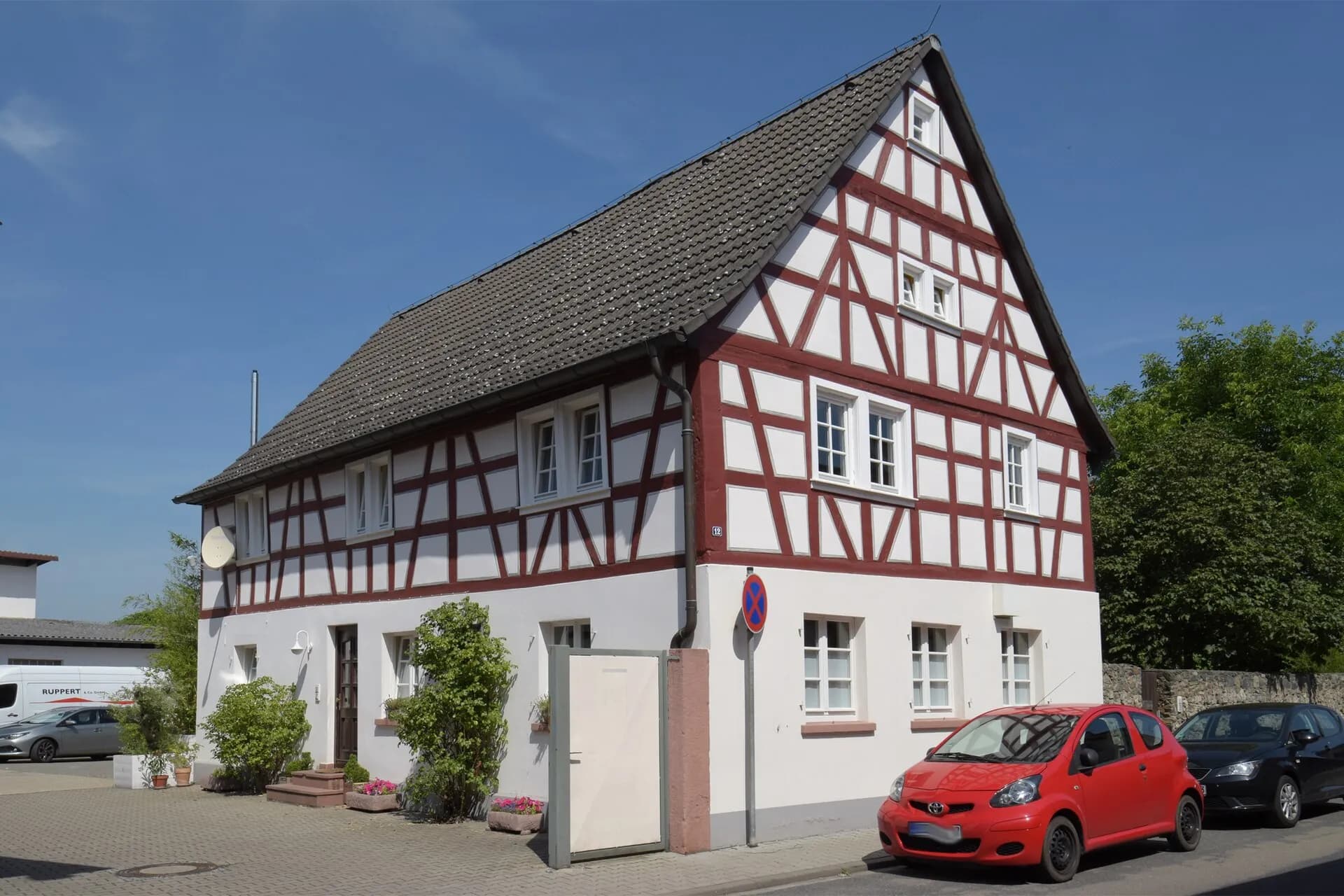 Fachwerkhaus in der Nebengasse 12 in Eschollbrücken in Pfungstadt