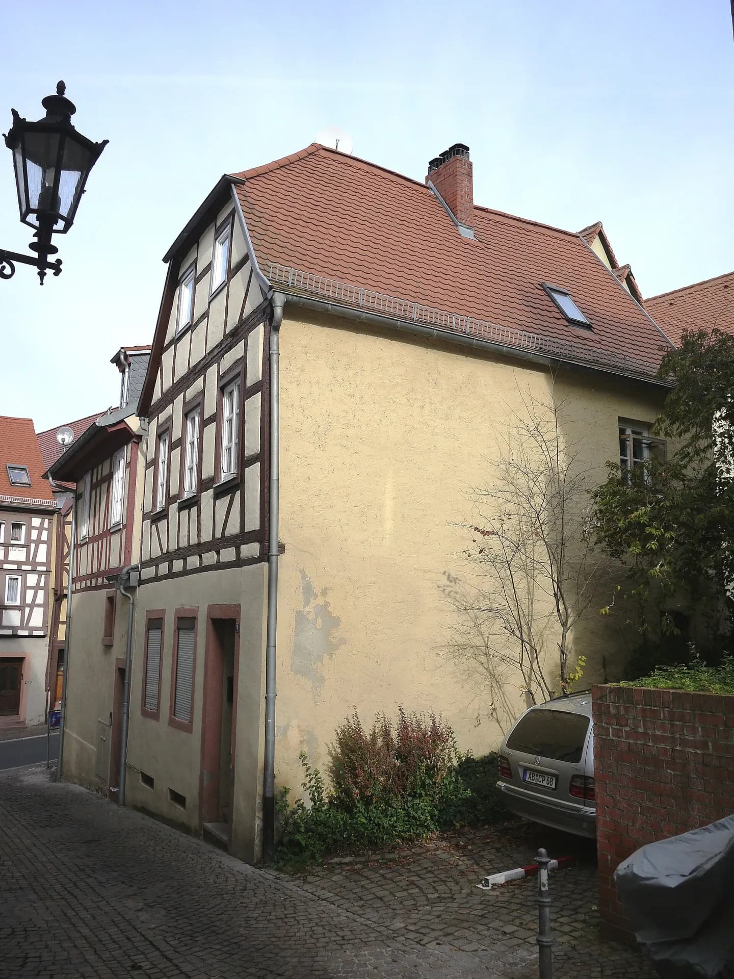 Altstadtgasse an der Nebenmetzgergasse in Aschaffenburg