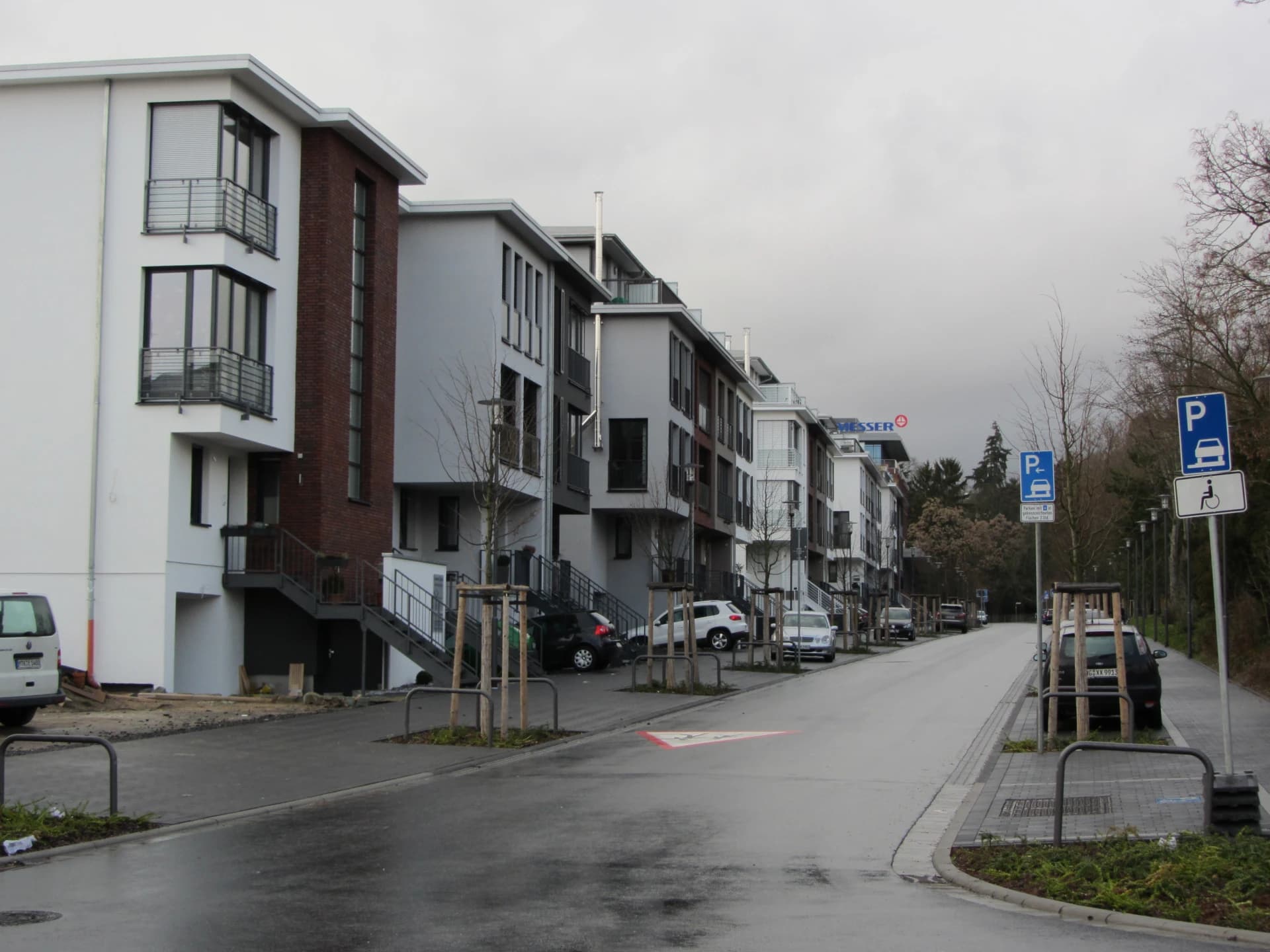 Neubauviertel in der Salinenstraße in Bad Soden am Taunus