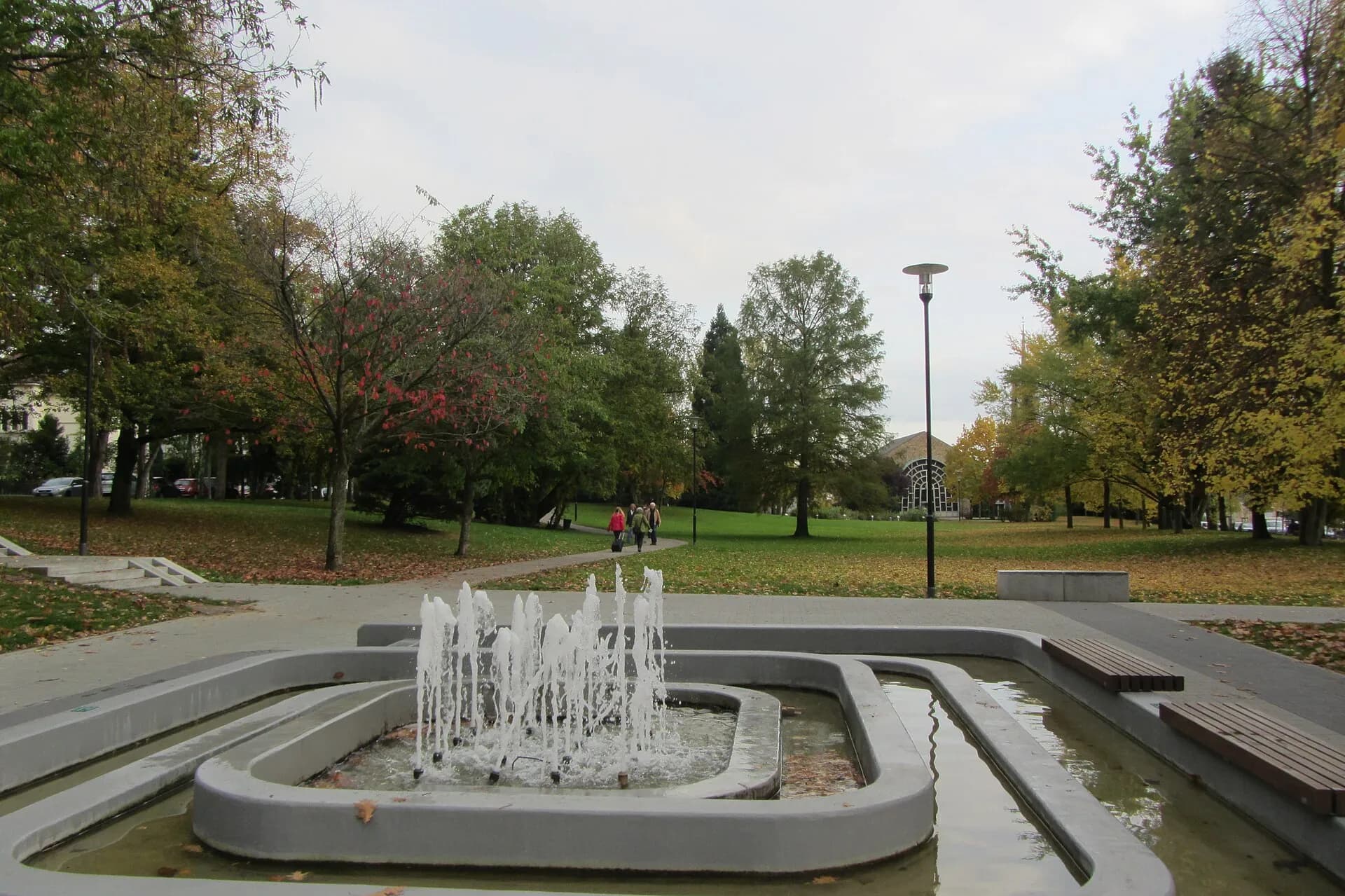 Brunnenanlage im Neuen Kurpark in Bad Soden am Taunus