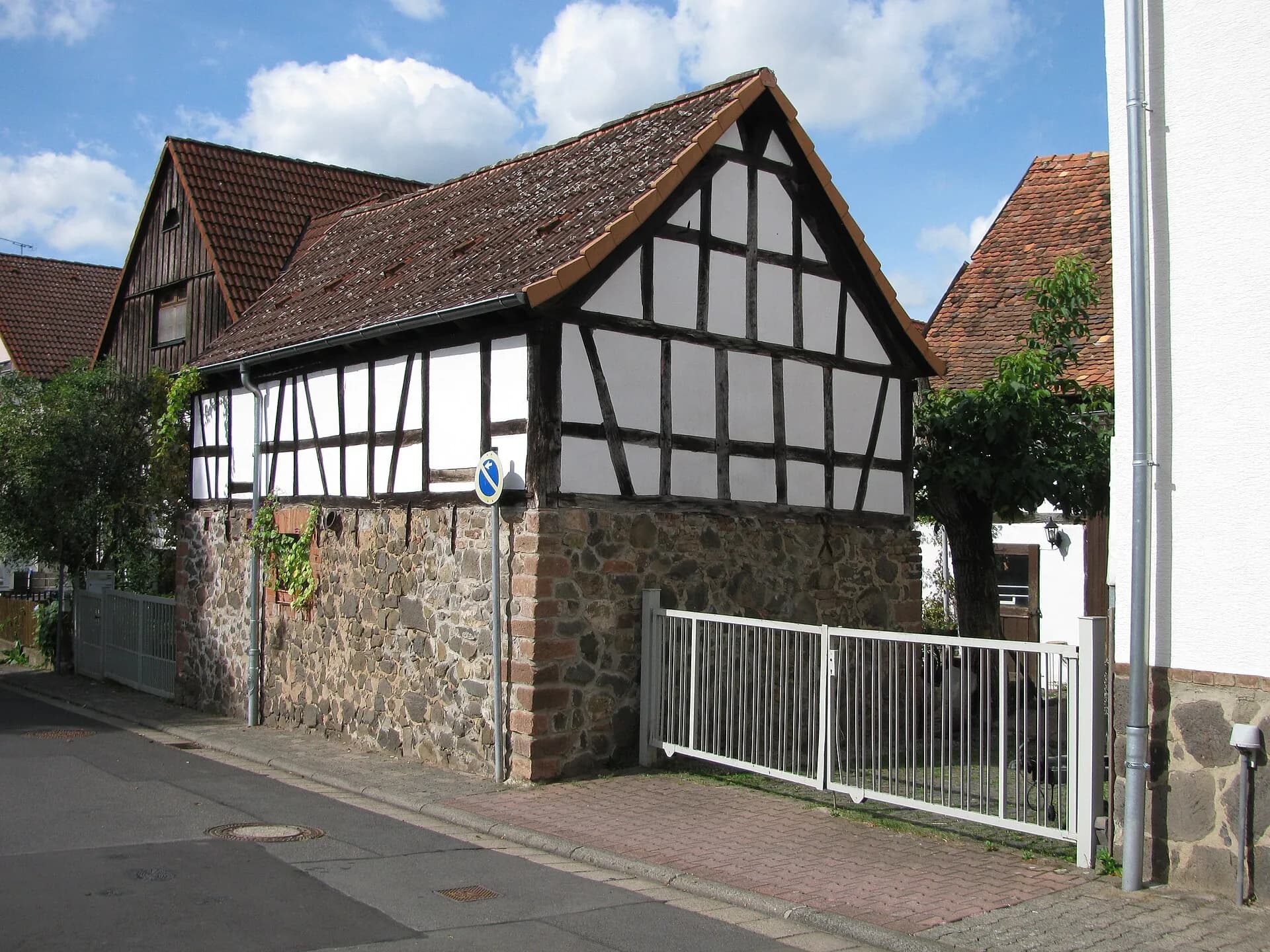 Fachwerkscheune in der Hanauer Straße 17 in Ronneburg-Neuwiedermuß
