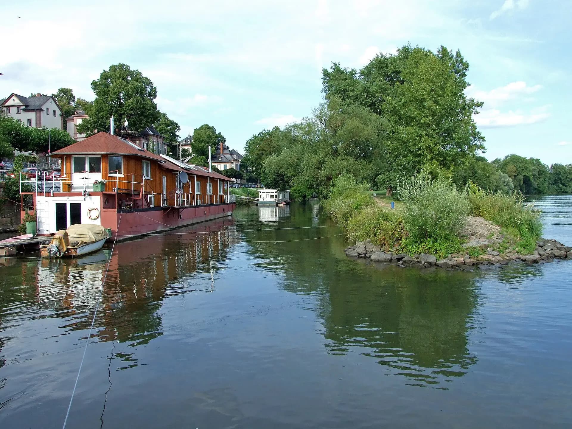 Mündung der Nidda in den Main