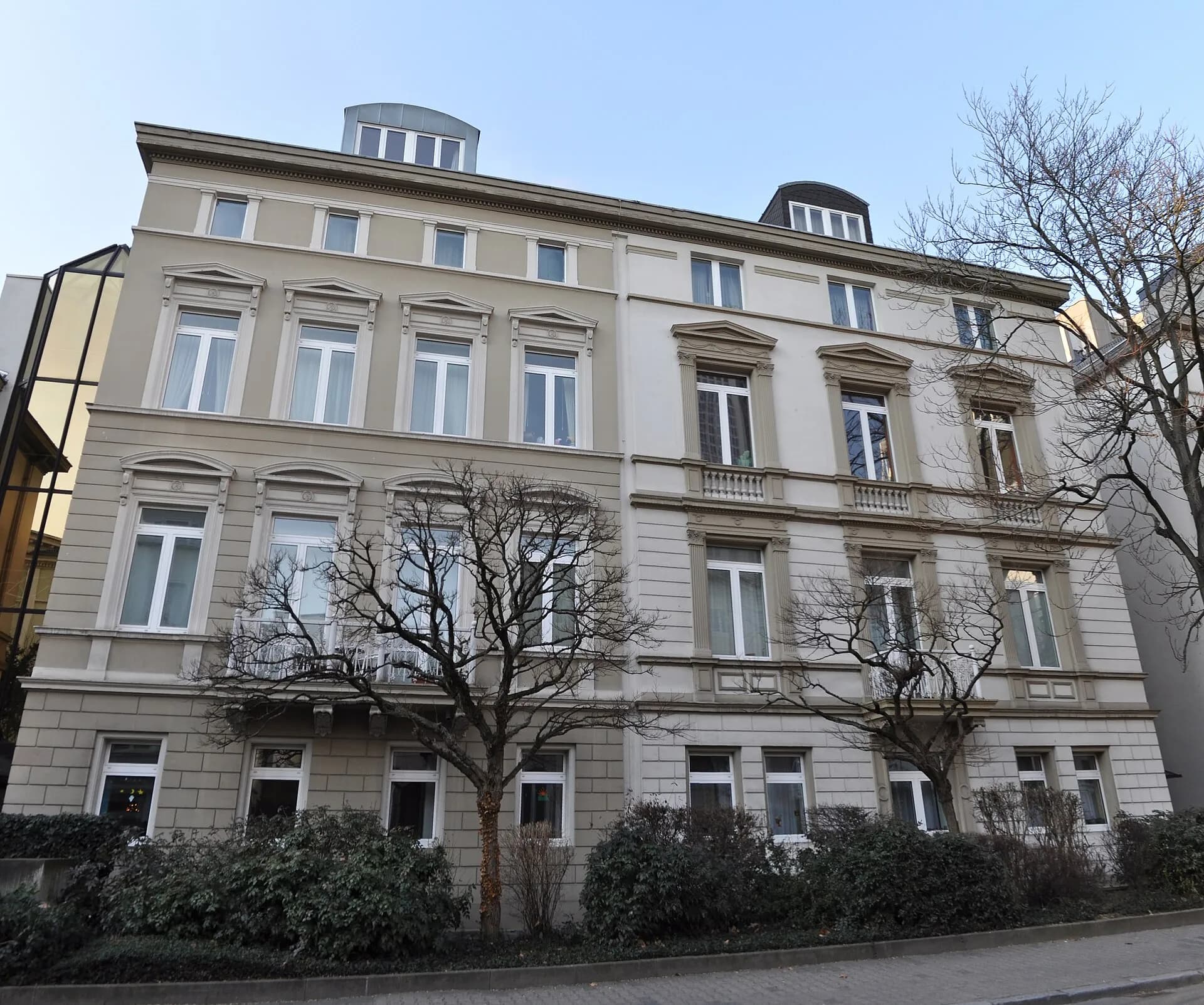 Wohnhäuser in der Niedenau im Frankfurter Westend
