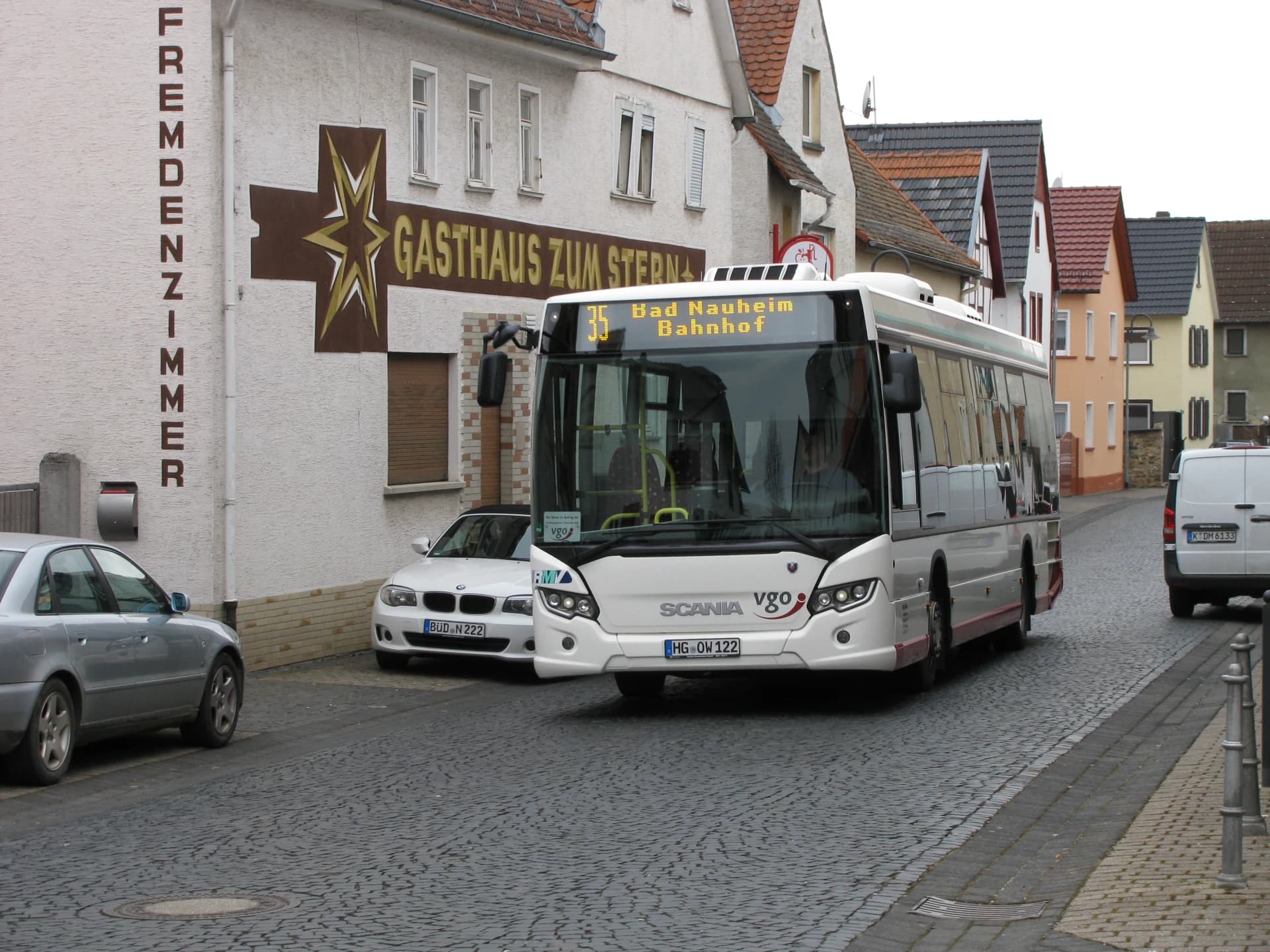 Ortsdurchfahrt in Nieder-Mörlen in Bad Nauheim