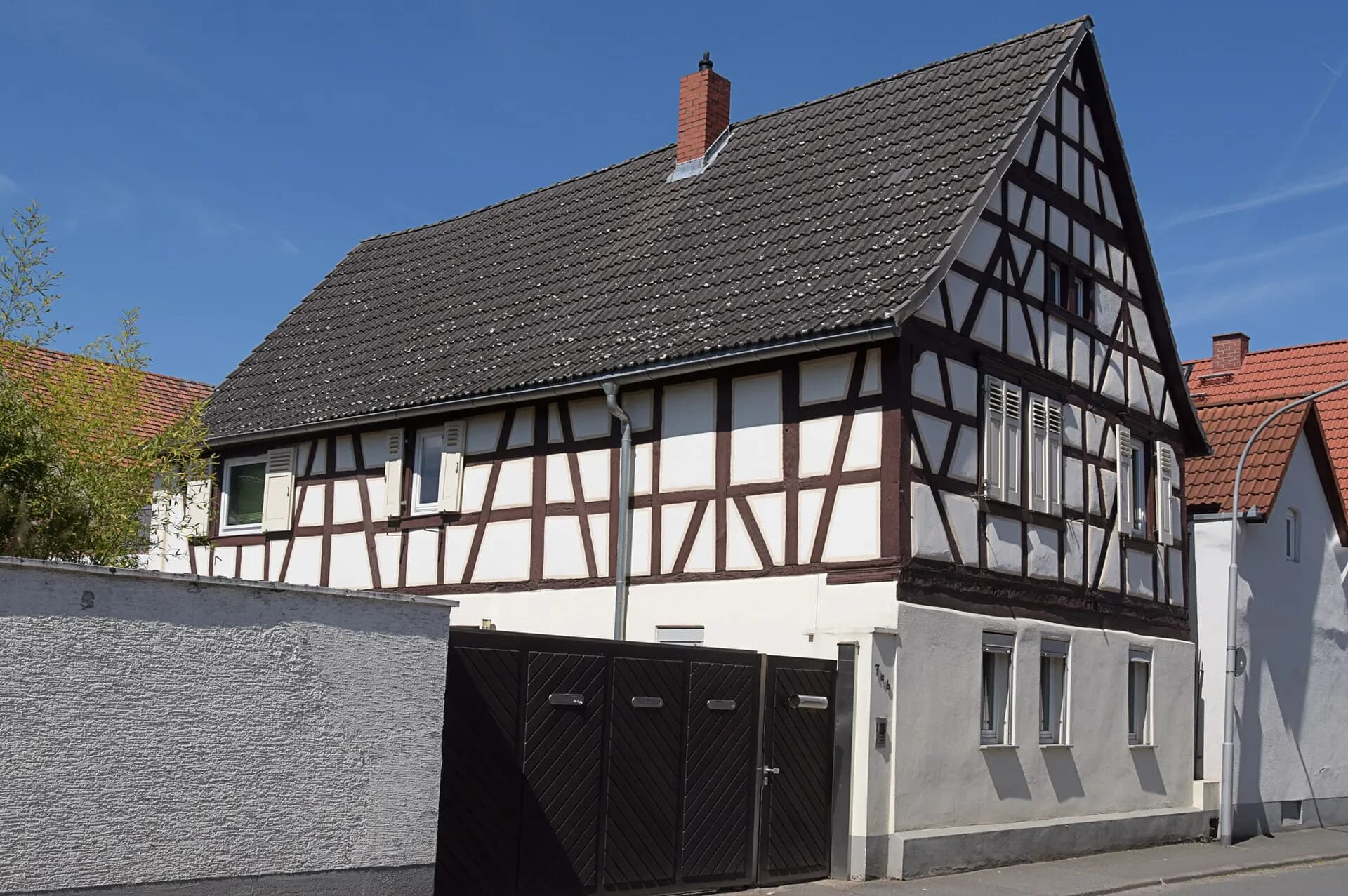 Fachwerkscheune in der Niedergasse 7 in Pfungstadt