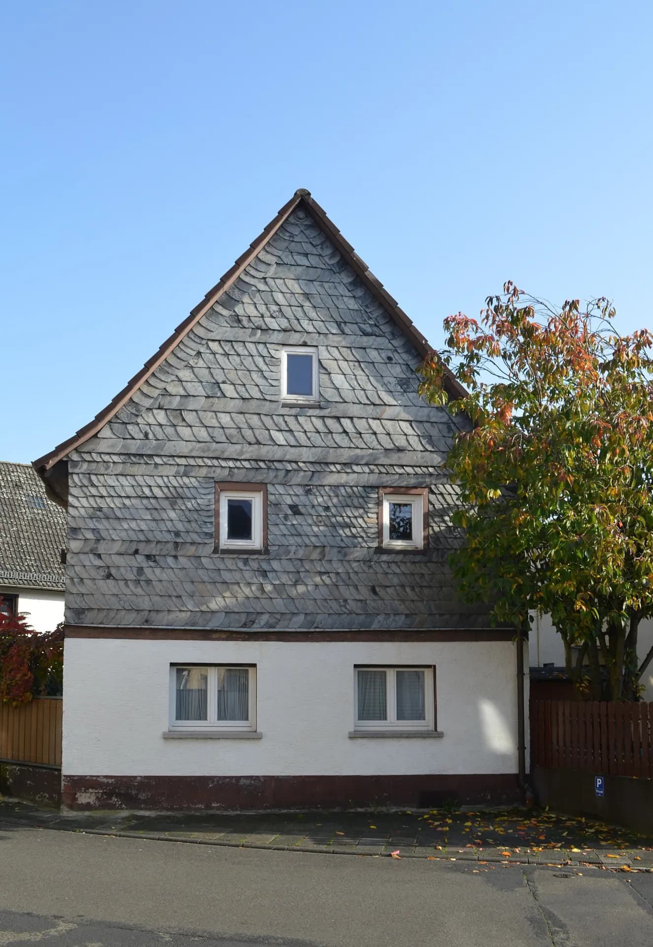 Giebelhaus in der Niedergasse in Offenbach-Bürgel