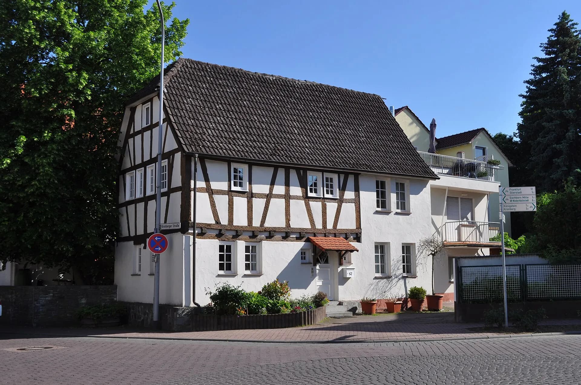 Fachwerkhaus an der Kronberger Straße in Niederhöchstadt