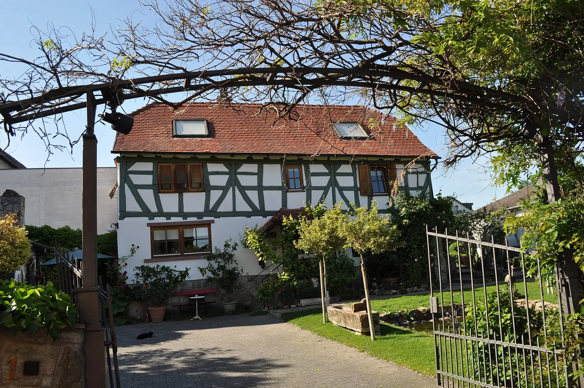 Hofreite in der Metzengasse in Niederhöchstadt
