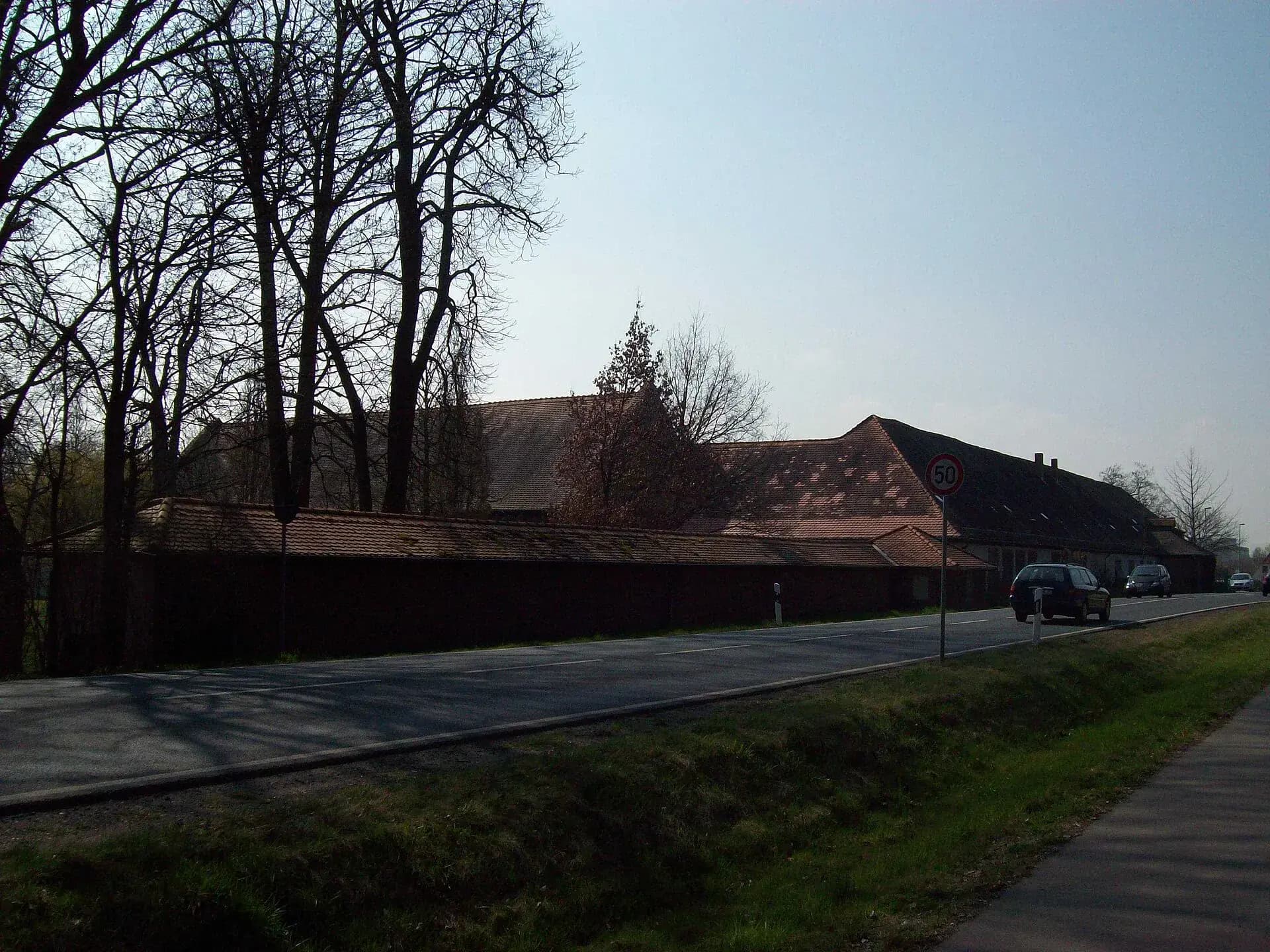 Wirtschaftsgebäude des Nilkheimer Hofs in Aschaffenburg-Nilkheim