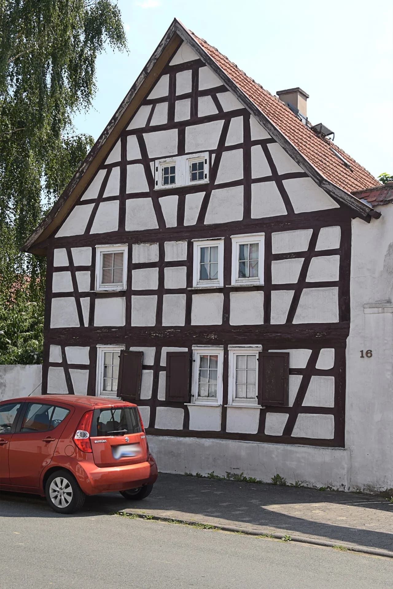 Fachwerkhaus in der Obergasse 16 in Hahn in Pfungstadt