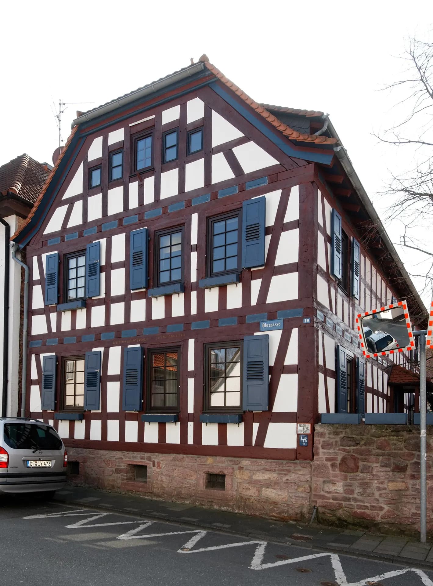 Fachwerkhaus in der Obergasse 19 in Langen