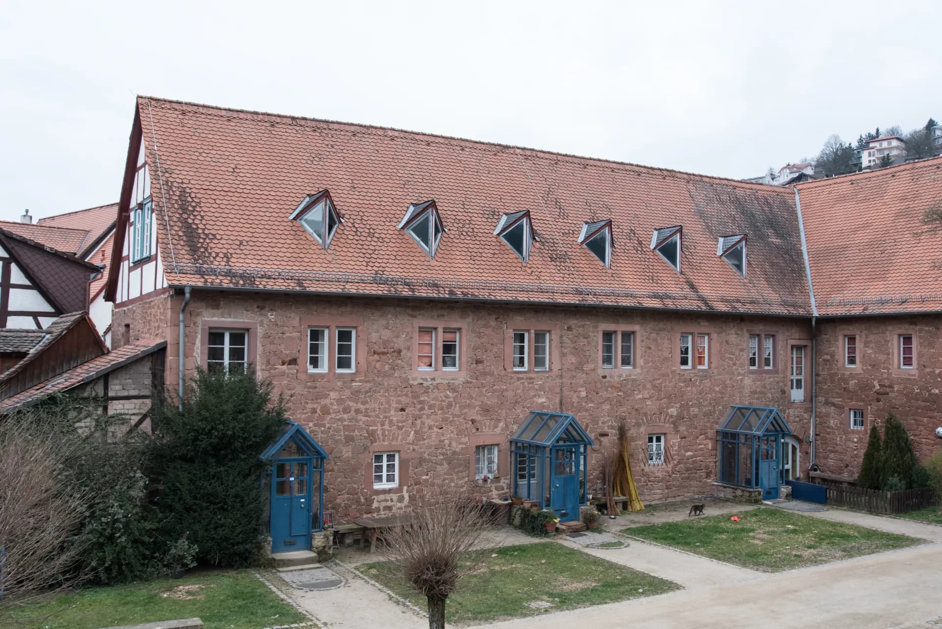 Südliches Nebengebäude des Anwesens Obergasse 23 in Büdingen