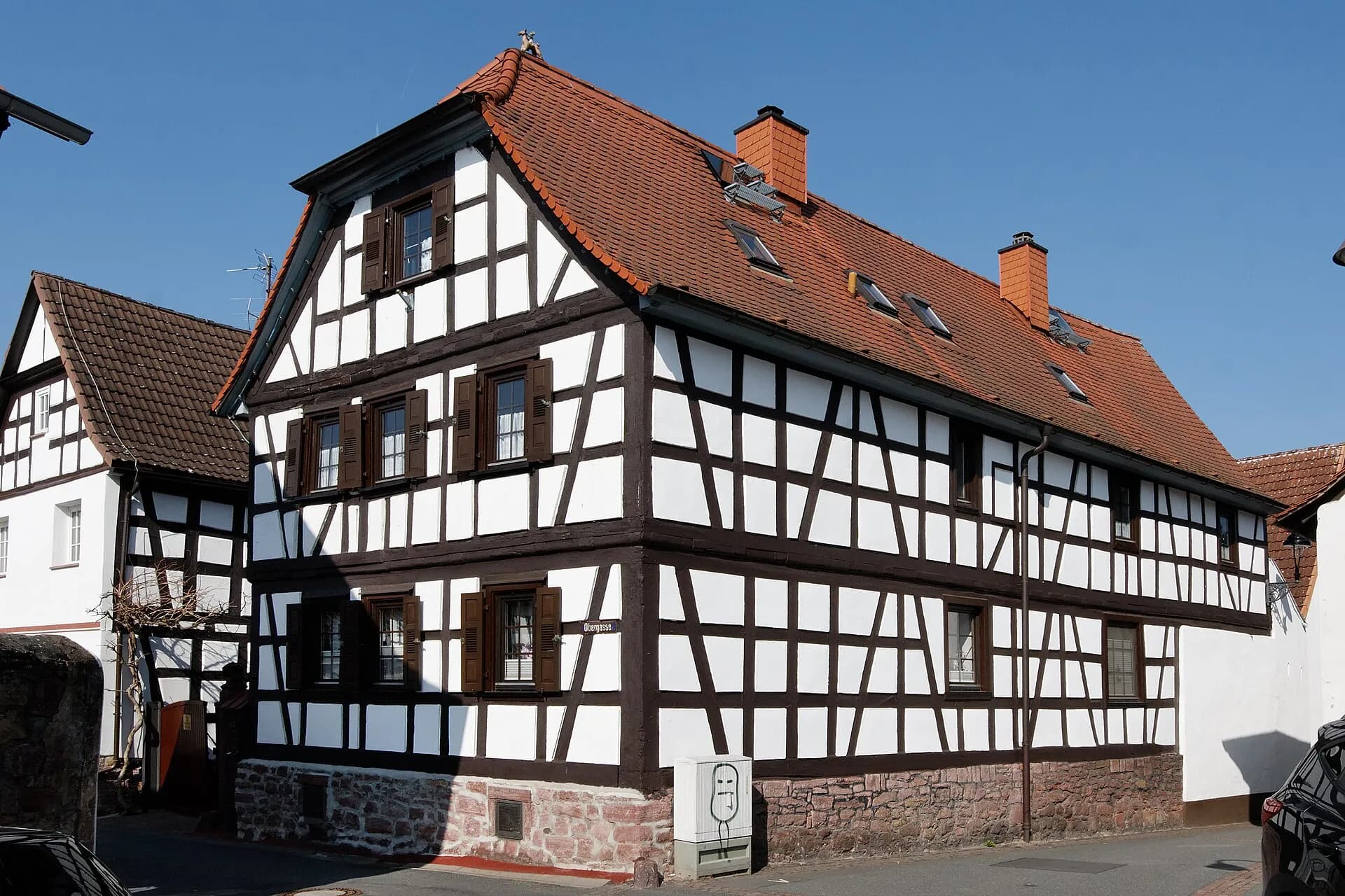 Fachwerkhaus in der Obergasse 32 in Langen