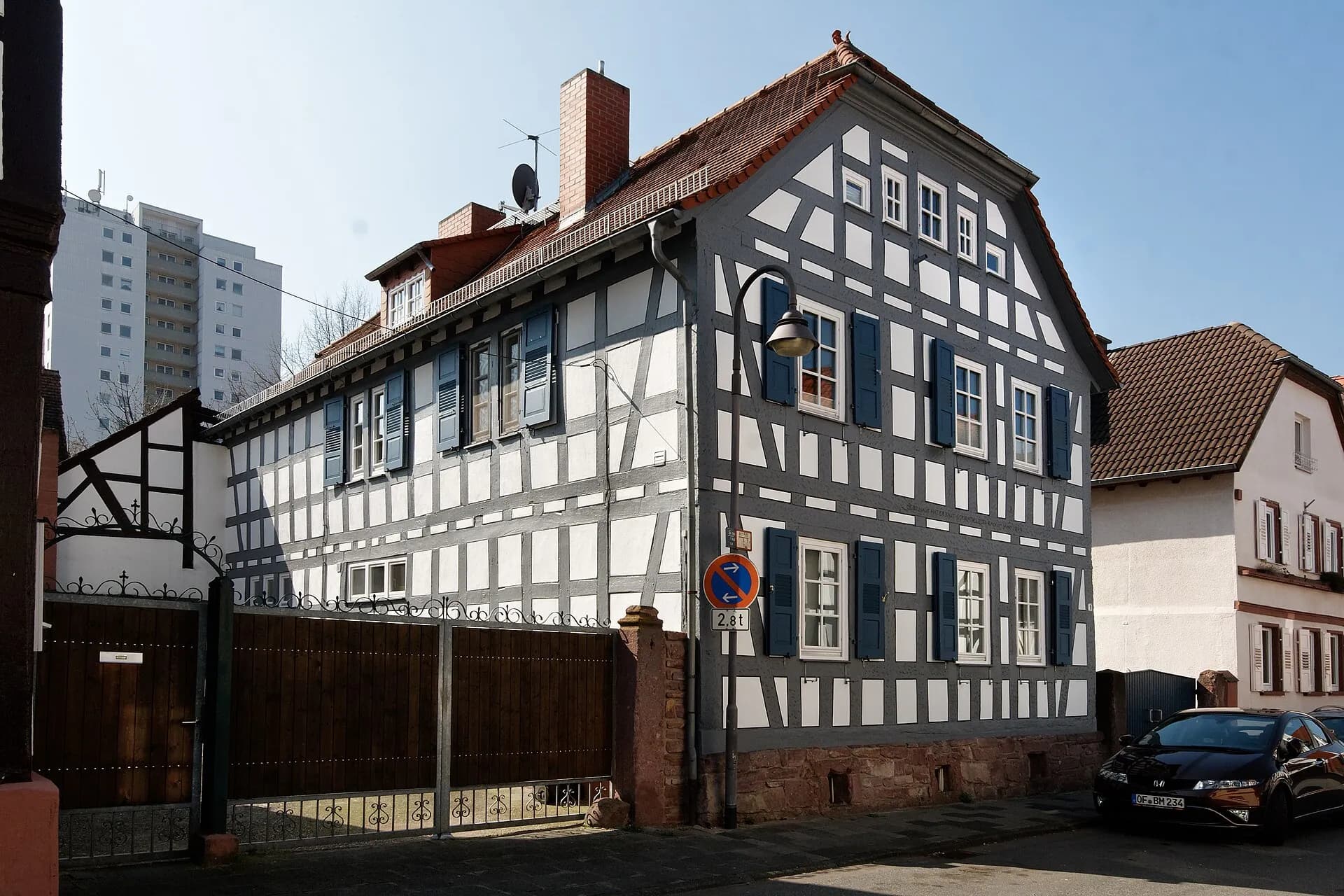 Fachwerkhaus in der Obergasse 9 in Langen