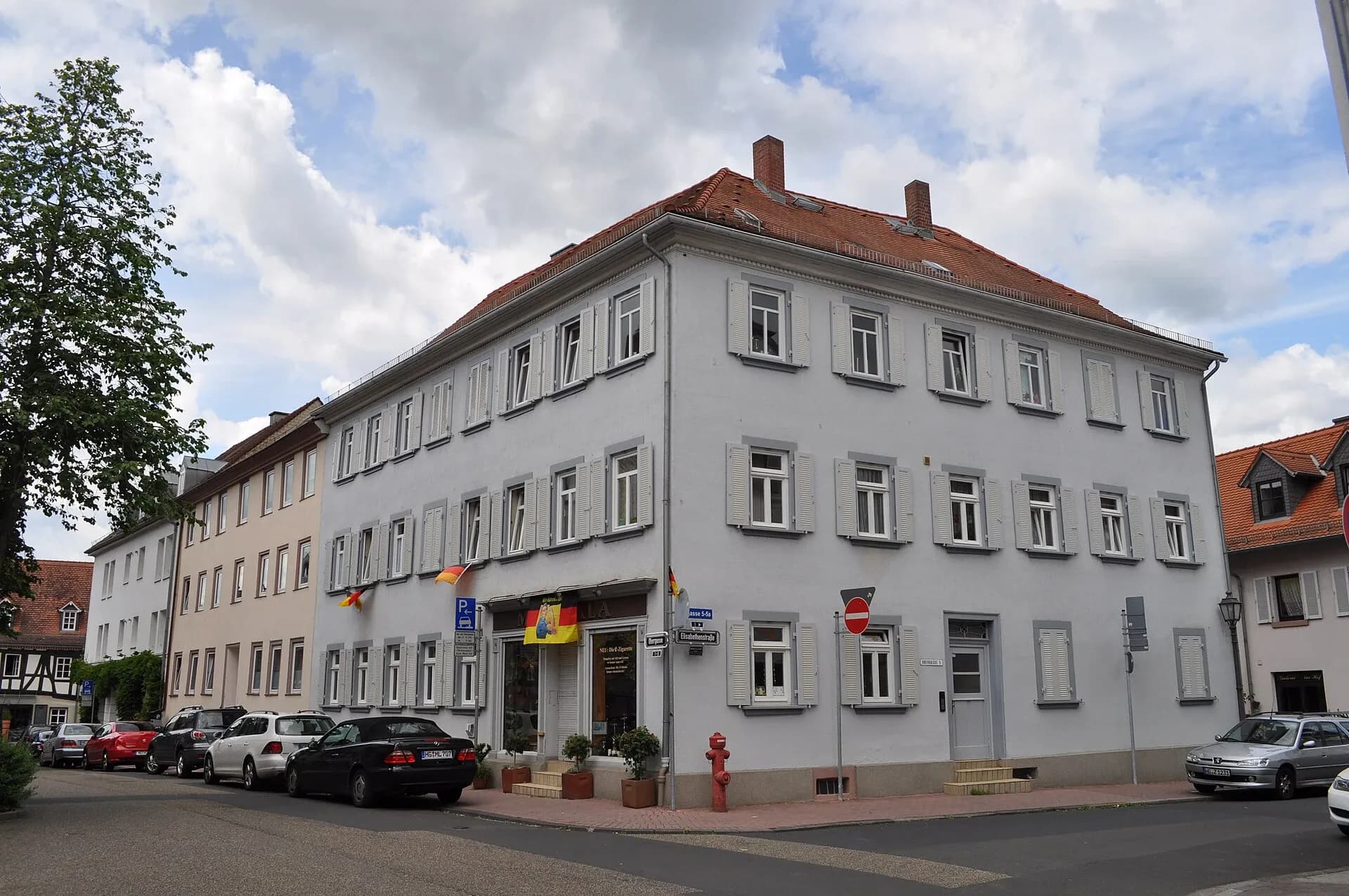 Langgestrecktes Wohnhaus in der Obergasse in Bad Homburg