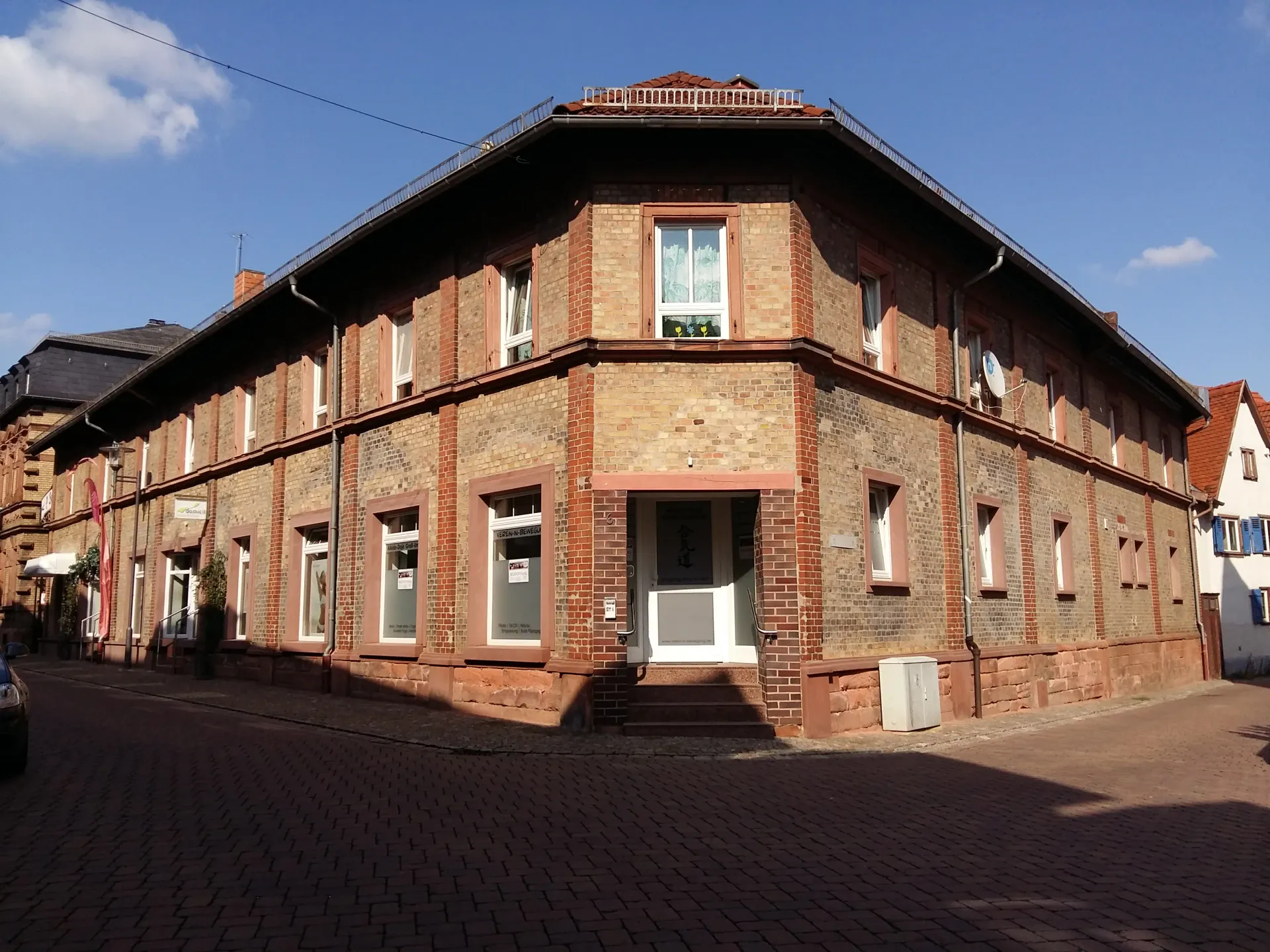 Historisches Eckhaus in der Obergasse in Groß-Umstadt