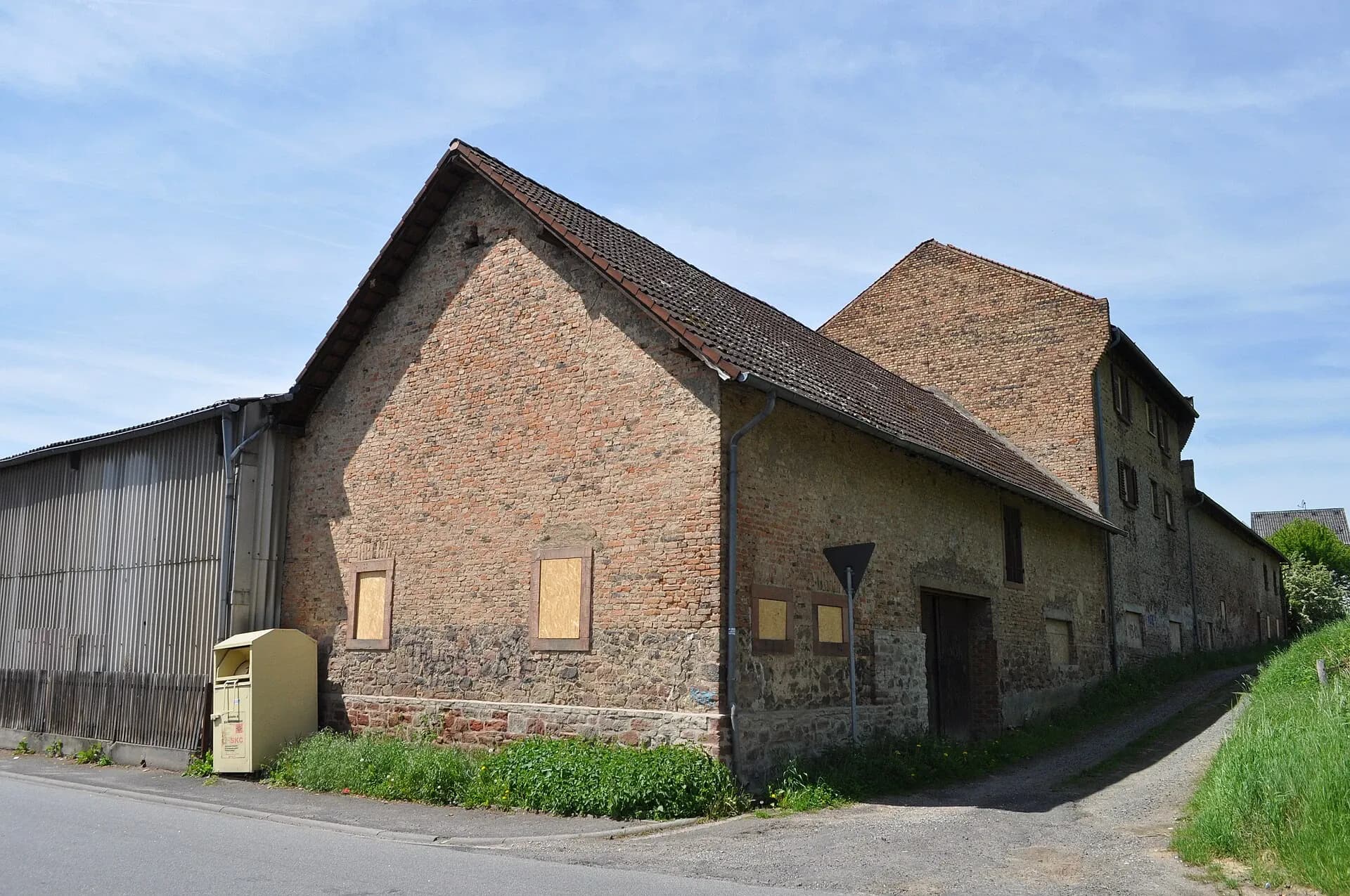 Scheune der Staatsdomäne Oberhof in Bad Homburg-Ober-Erlenbach